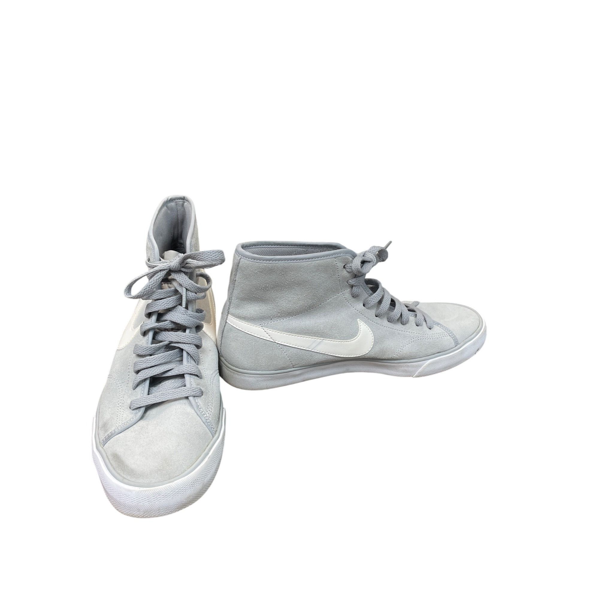 Nike Nike Primo Court Mid Suede Top gray white Sneakers Size 10 S Size US 10 / EU 43 - 1 Thumbnail