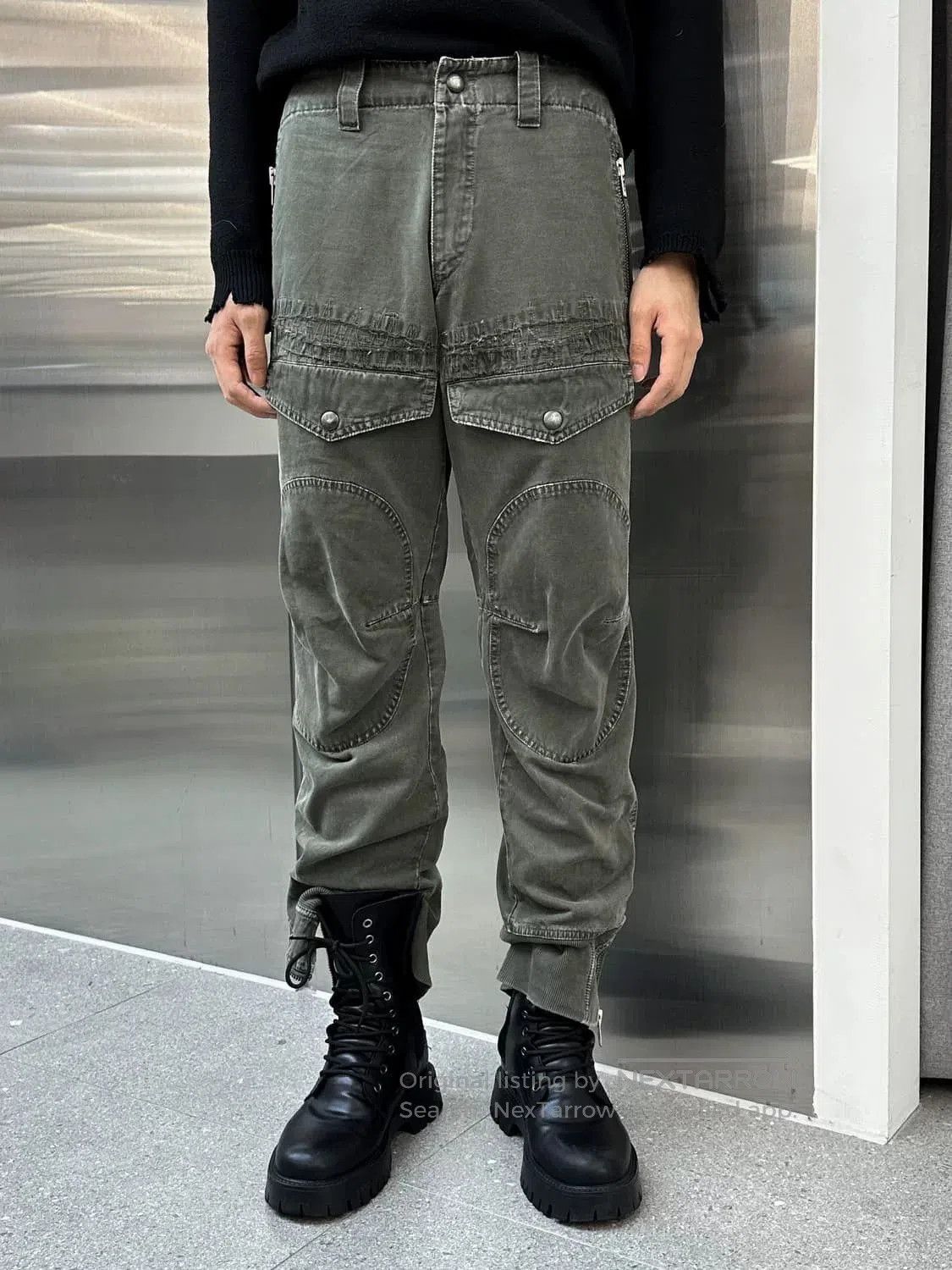 Griffin Greffin French Work Double Knee Jeans. Size US 37 - 1 Thumbnail