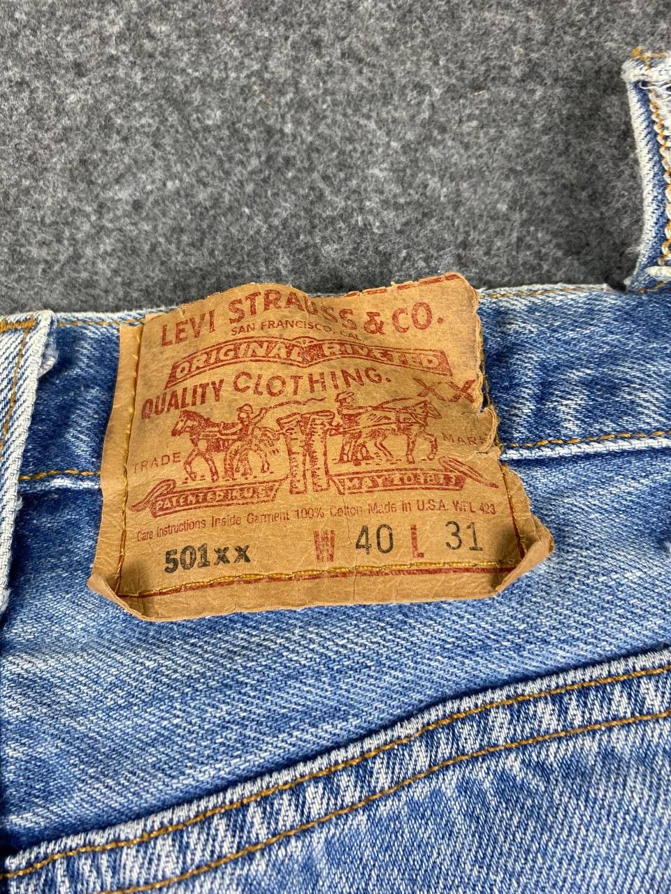 Levi's vintage 80s levis 501 distressed denim Size US 39 - 5 Thumbnail