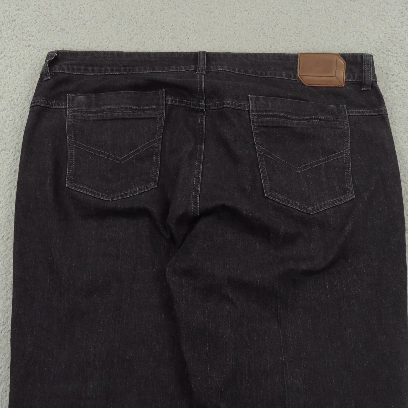 Denime Clothing Arts Jeans Mens 42x29 Travel Explorer Black Denim 5-Pocket Zip Pocket Style Straight Size US 42 / EU 58 - 3 Thumbnail