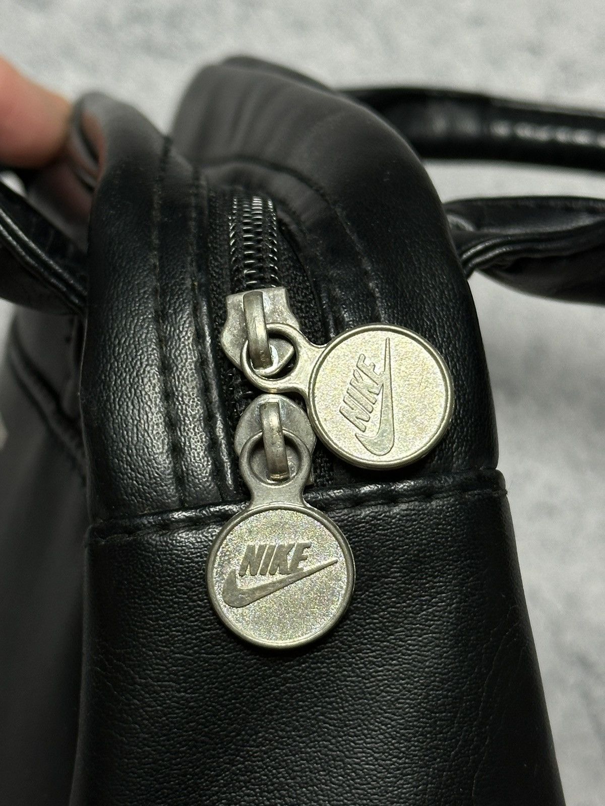 Nike Vintage Nike 90s Leather Hand Bag Size ONE SIZE - 10 Thumbnail