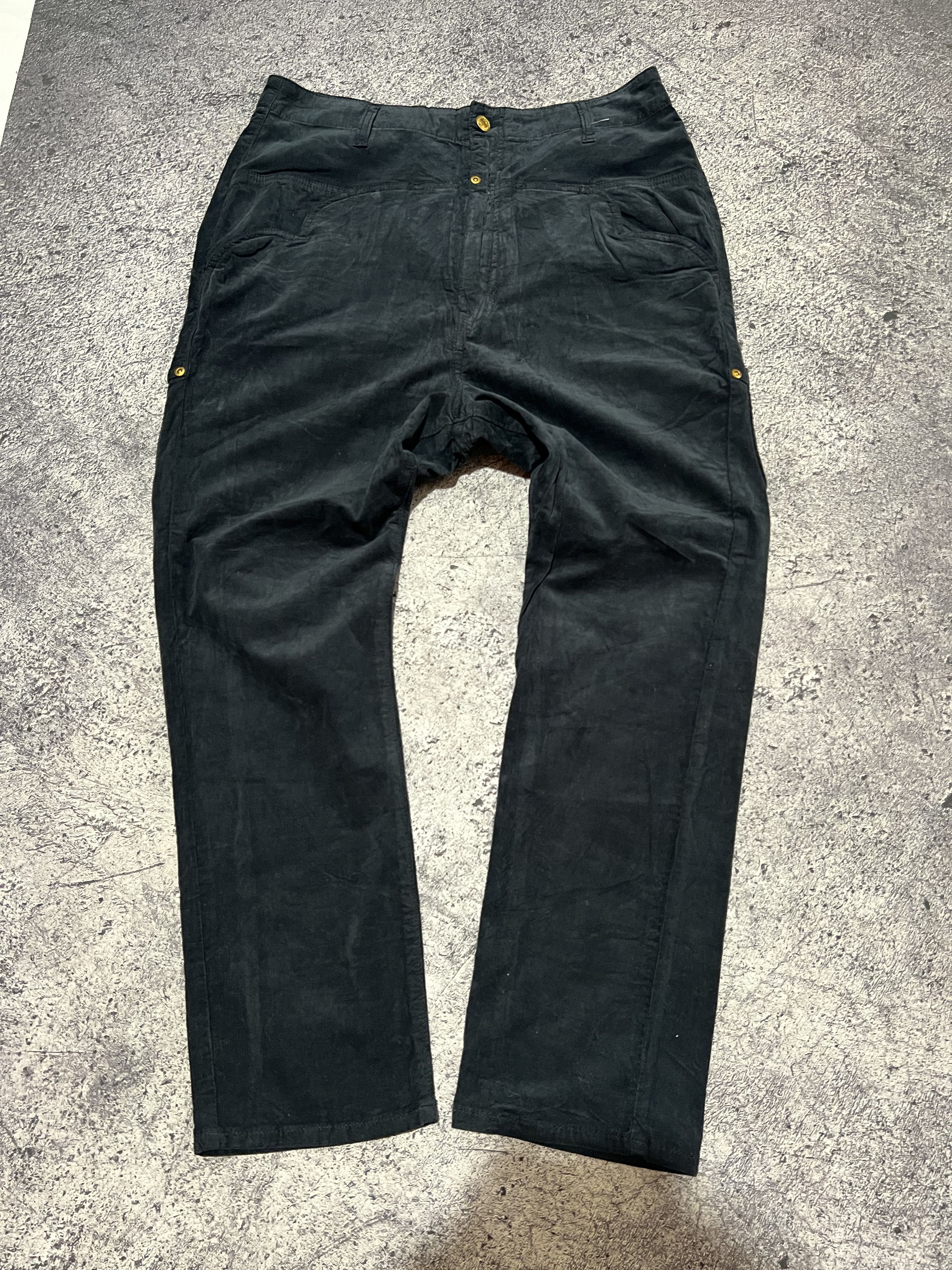 Issey Miyake 2000s Archival Mercibeaucoup Corduroy Pants y2k Lgb Size US 32 / EU 48 - 1 Thumbnail