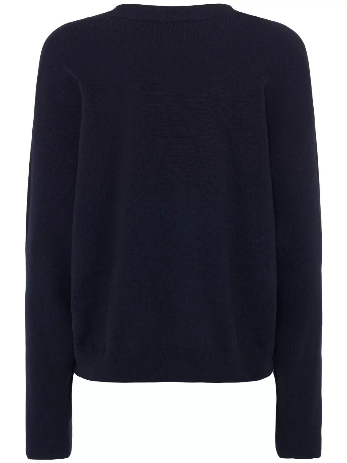 Versace VERSACE Blue Cashmere-Blend Knit Boxy Sweater Size M / US 6-8 / IT 42-44 - 2 Thumbnail
