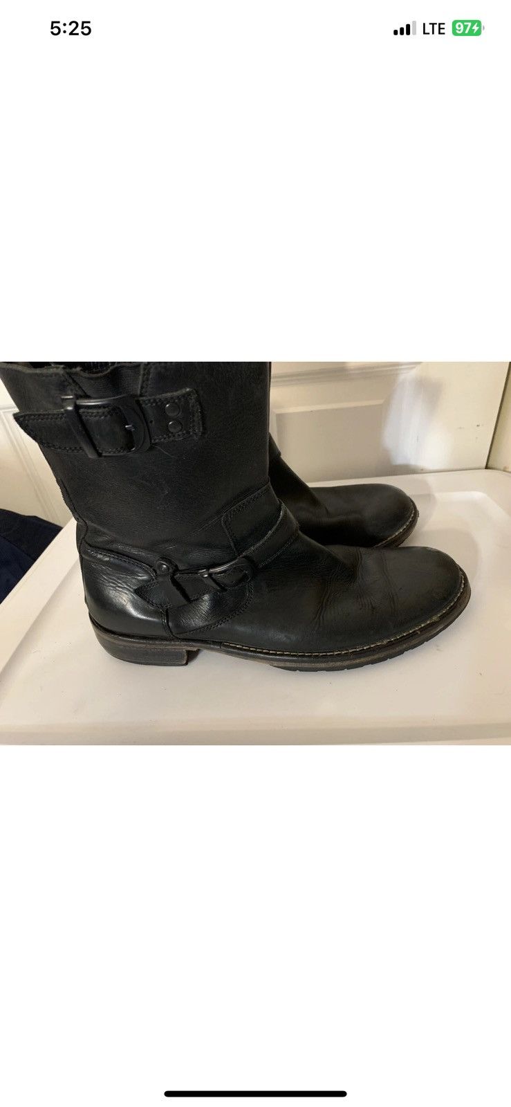 Other Red Tape Men's 10.5 Salisbury Black Leather Side Zip Boots Size US 10.5 / EU 43-44 - 5 Thumbnail