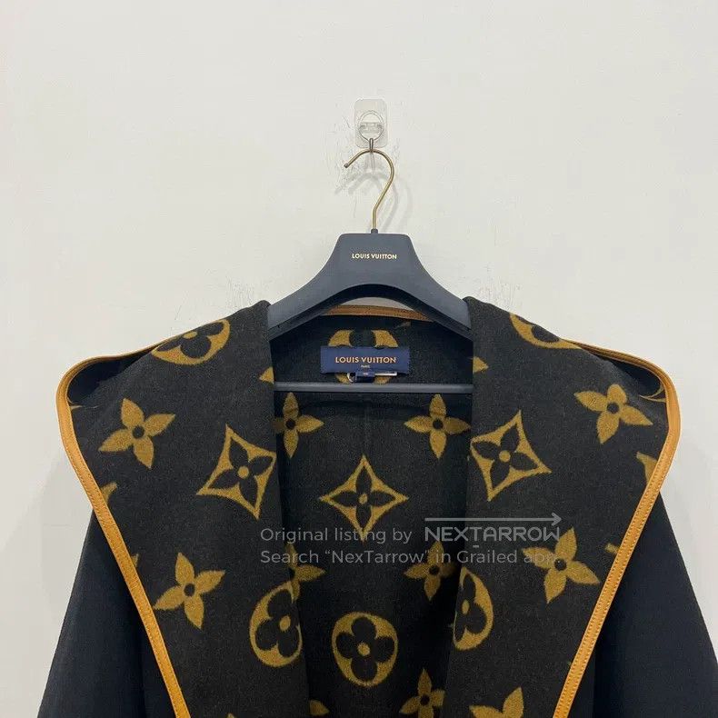 Louis Vuitton Louis Vuitton Old-print wool overcoat Size XS / US 0-2 / IT 36-38 - 2 Thumbnail