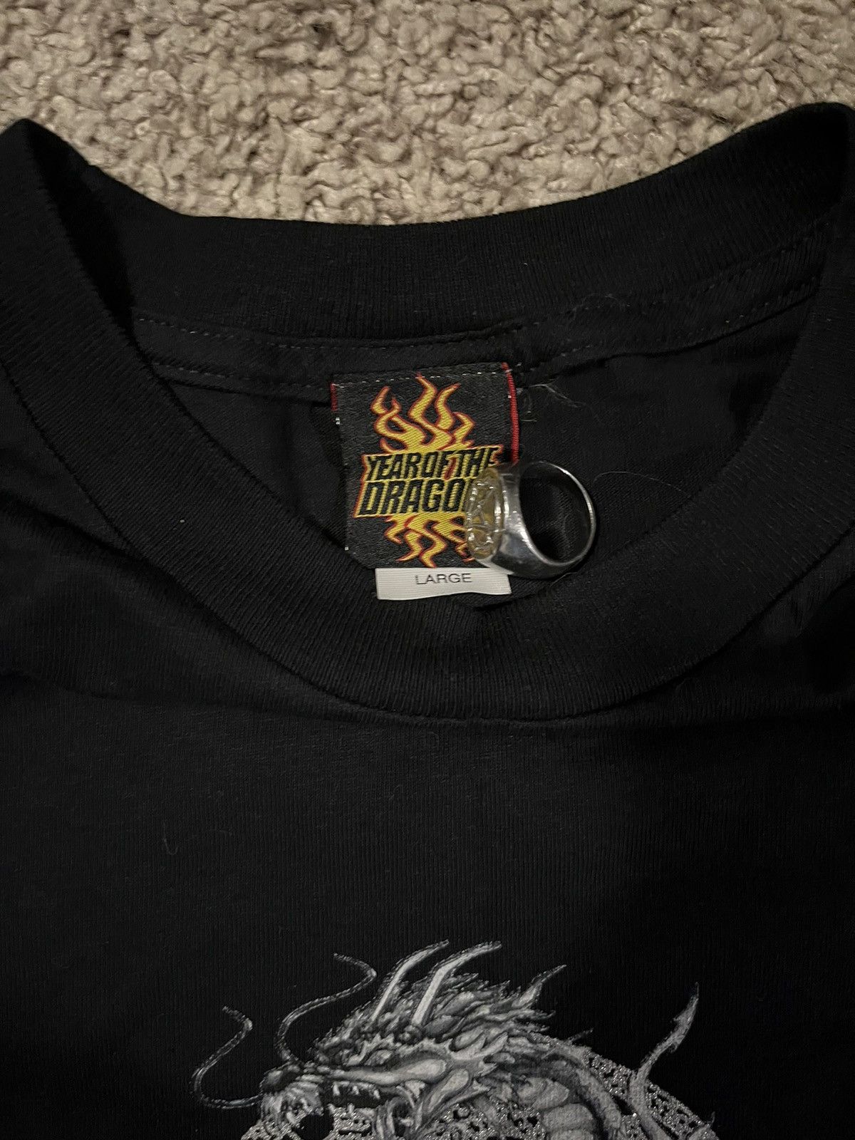 JNCO × Vintage Y2k Vintage Dragon Sigil Tee *Brand New* From 2007 Size US L / EU 52-54 / 3 - 5 Thumbnail