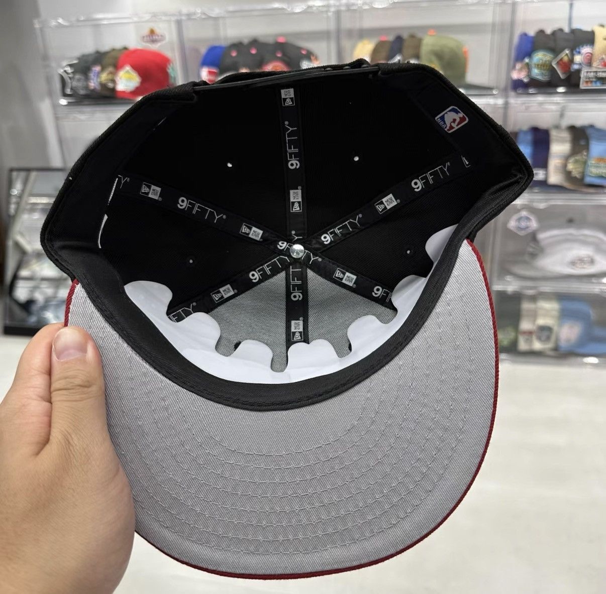 New Era New Era NBA Miami Heat Flat Brim Baseball Cap J32 Size ONE SIZE - 6 Thumbnail