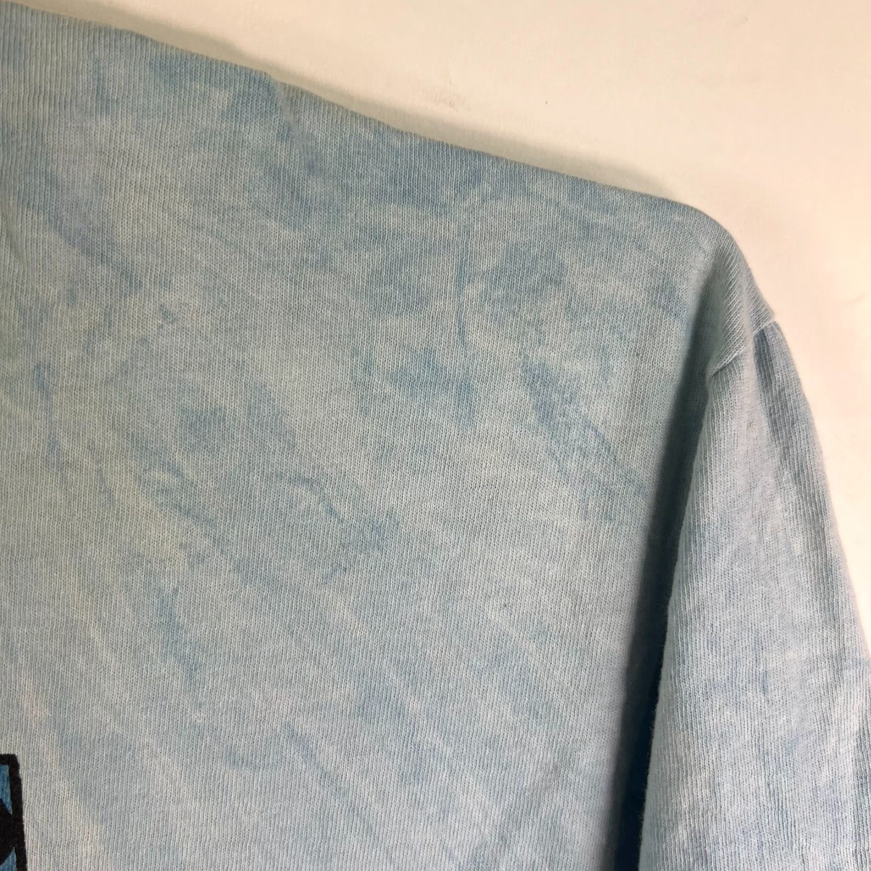 Vintage VINTAGE Stedman T-Shirt Navy Blue Tie Dye Ripley's Aquarium Myrtle Beach 1990s Graphic Print XL Adult Mens 80s 90s Beach USA Fish Logo Shirt Size US XL / EU 56 / 4 - 2 Thumbnail