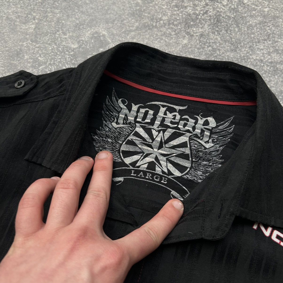 No Fear Vintage No Fear small logo avantgarde y2k button shirt Size US L / EU 52-54 / 3 - 9 Thumbnail