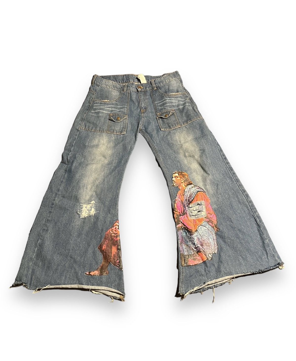 20471120 × If Six Was Nine × Japanese Brand Big baggy flared jesus ...