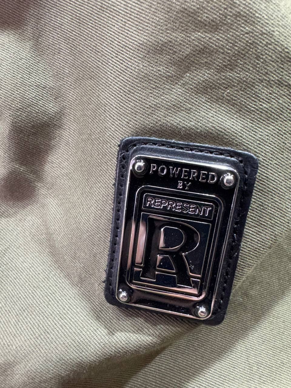Represent Clo. Represent Mens Cargo Trousers Joggers Khaki Zipped Pockets Size US 32 / EU 48 - 6 Thumbnail