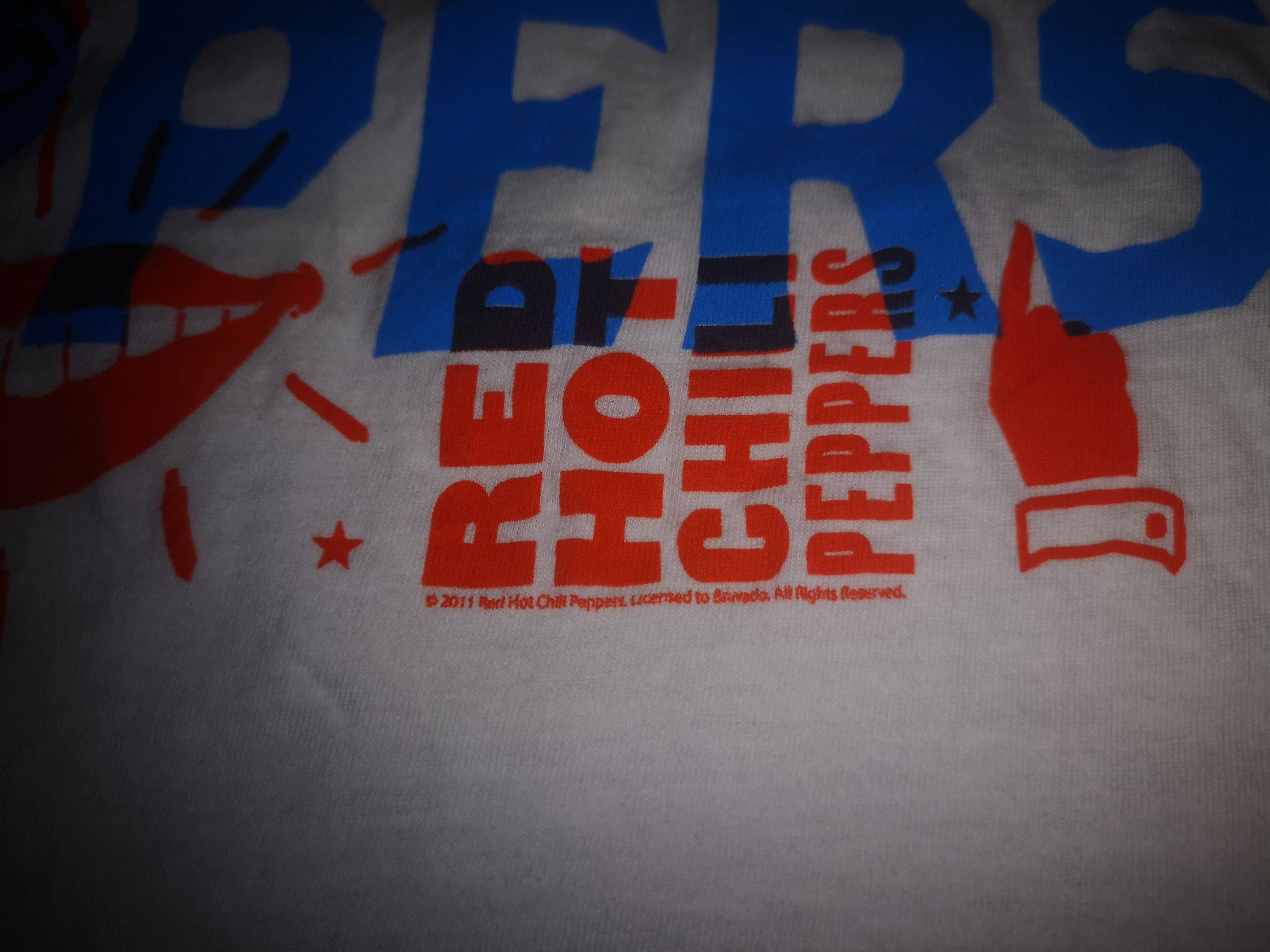 Band Tees × Vintage Vintage RHCP Red Hot Chili Peppers Band Multiply T Shirt Size US S / EU 44-46 / 1 - 4 Thumbnail