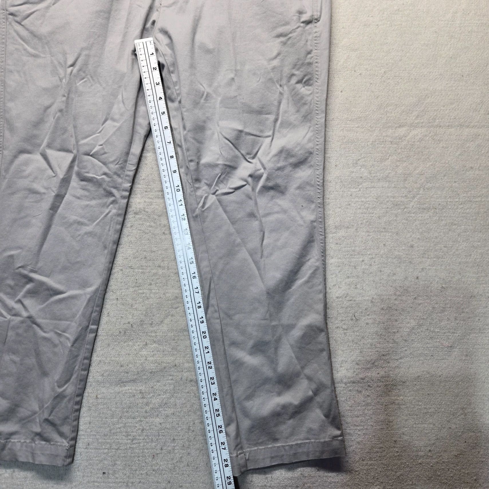 George George Solid Gray Chino Pants Adult Mens Size 38 x 30 Size US 38 / EU 54 - 6 Thumbnail