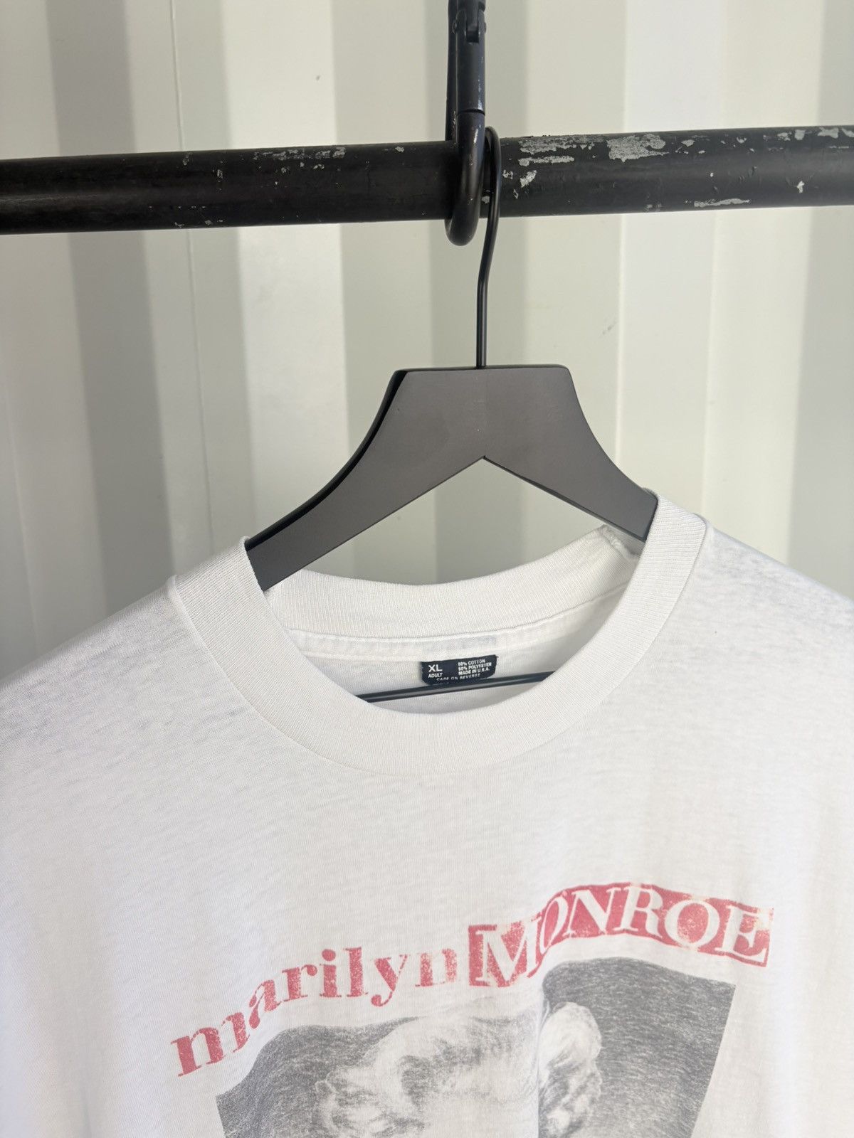 Vintage Thrashed Marilyn Monroe Faded Distressed Shirt GRUNGE Band Size US XL / EU 56 / 4 - 6 Thumbnail
