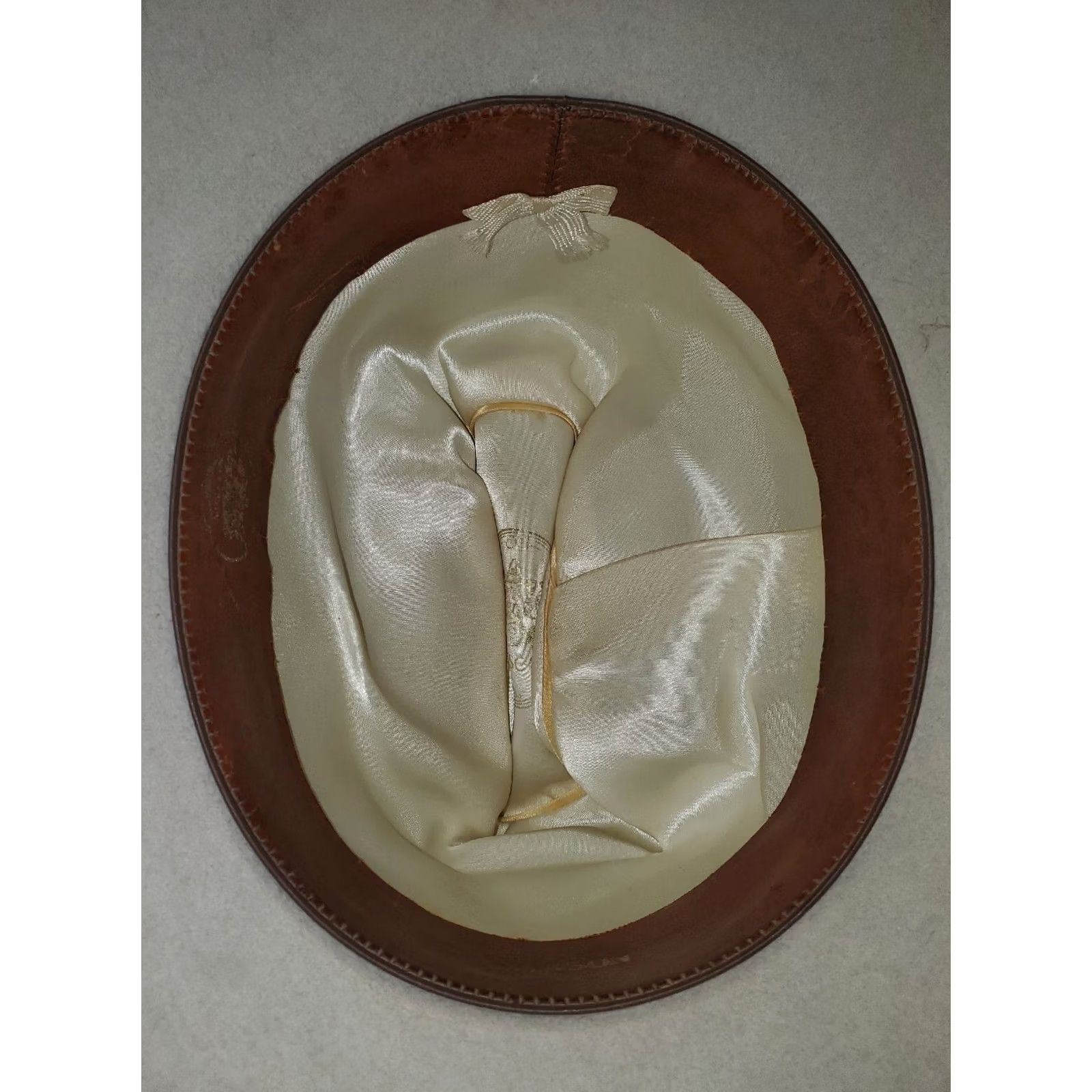 Stetson VINTAGE John B Stetson 7x Beaver Classic Silverbelly Cowboy Western Hat Sz 6 7/8 Size ONE SIZE - 3 Thumbnail