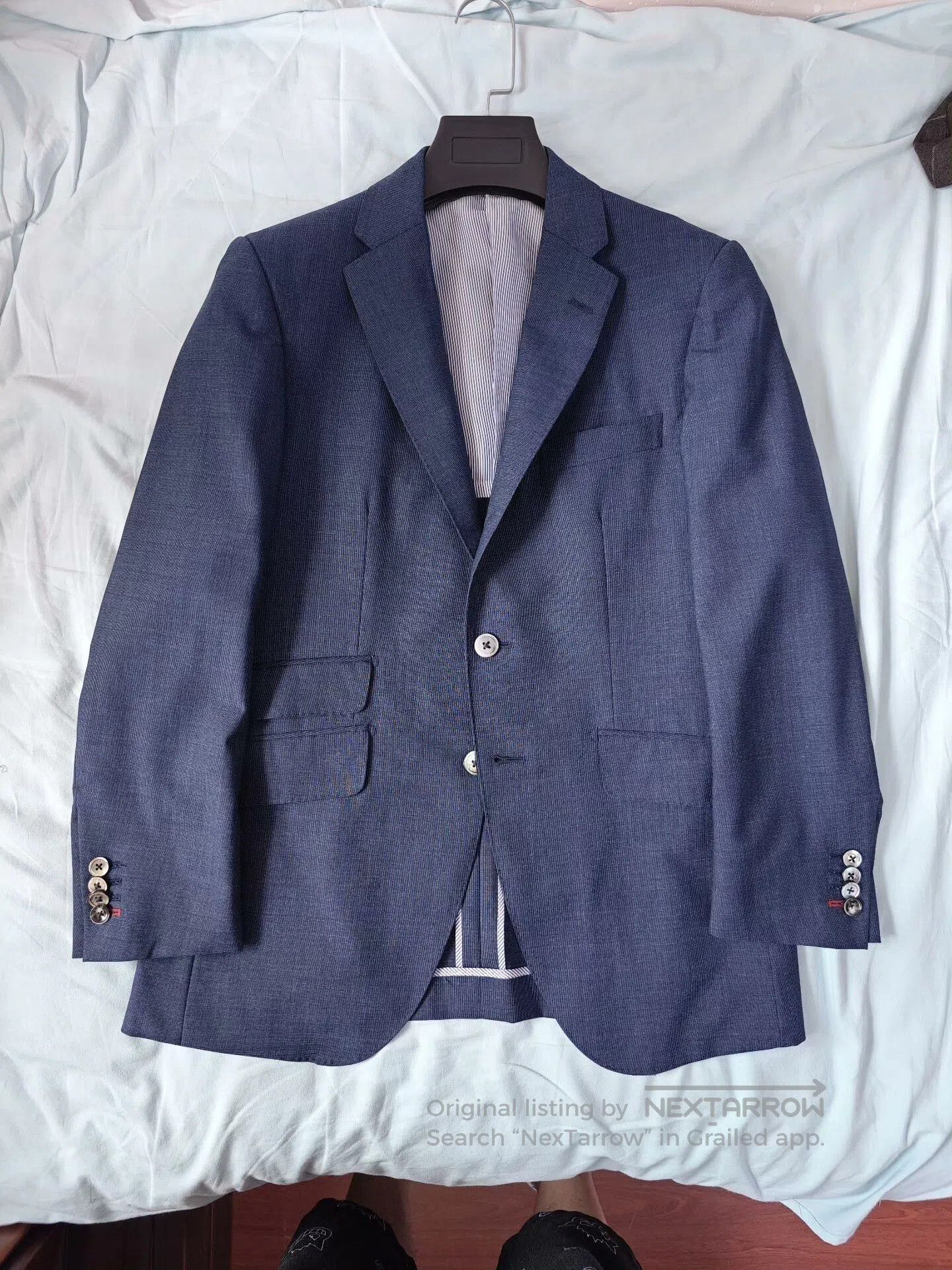 Loro Piana Custom Italian Wool Suit by Loro Piana. Size US S / EU 44-46 / 1 - 5 Thumbnail