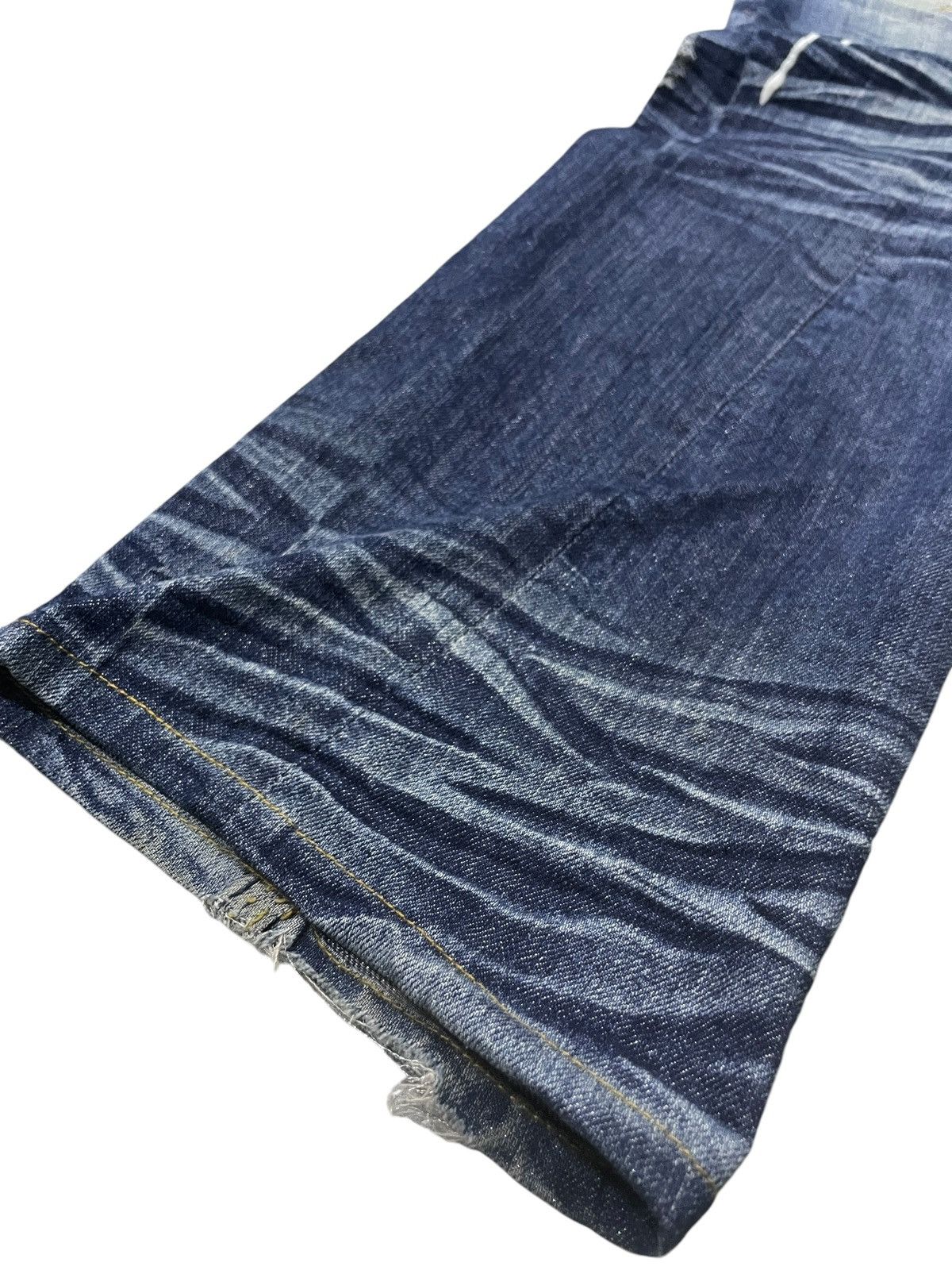 HIDEAWAYS × Hysteric Glamour Hideaways Nicole Heavy Whiskers Shiny Blue Flared Jeans Size US 30 / EU 46 - 9 Thumbnail