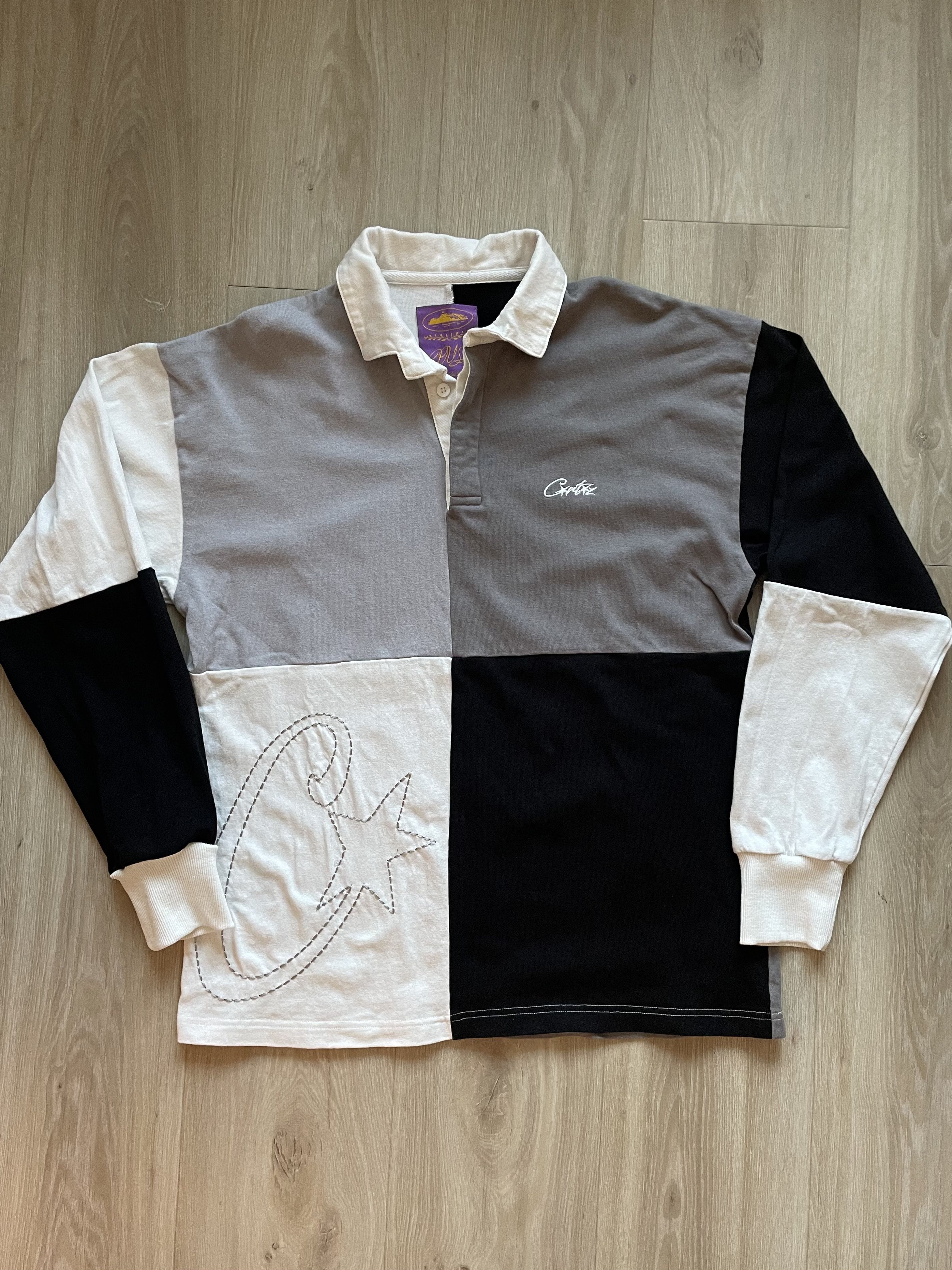 Corteiz Corteiz Rugby Shirt Greyscale - FW23 Size US M / EU 48-50 / 2 - 1 Thumbnail