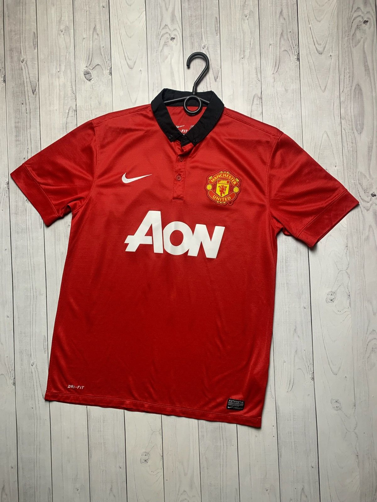 Nike × Vintage Vintage Nike Manchester United soccer jersey size M logo Size US M / EU 48-50 / 2 - 1 Thumbnail