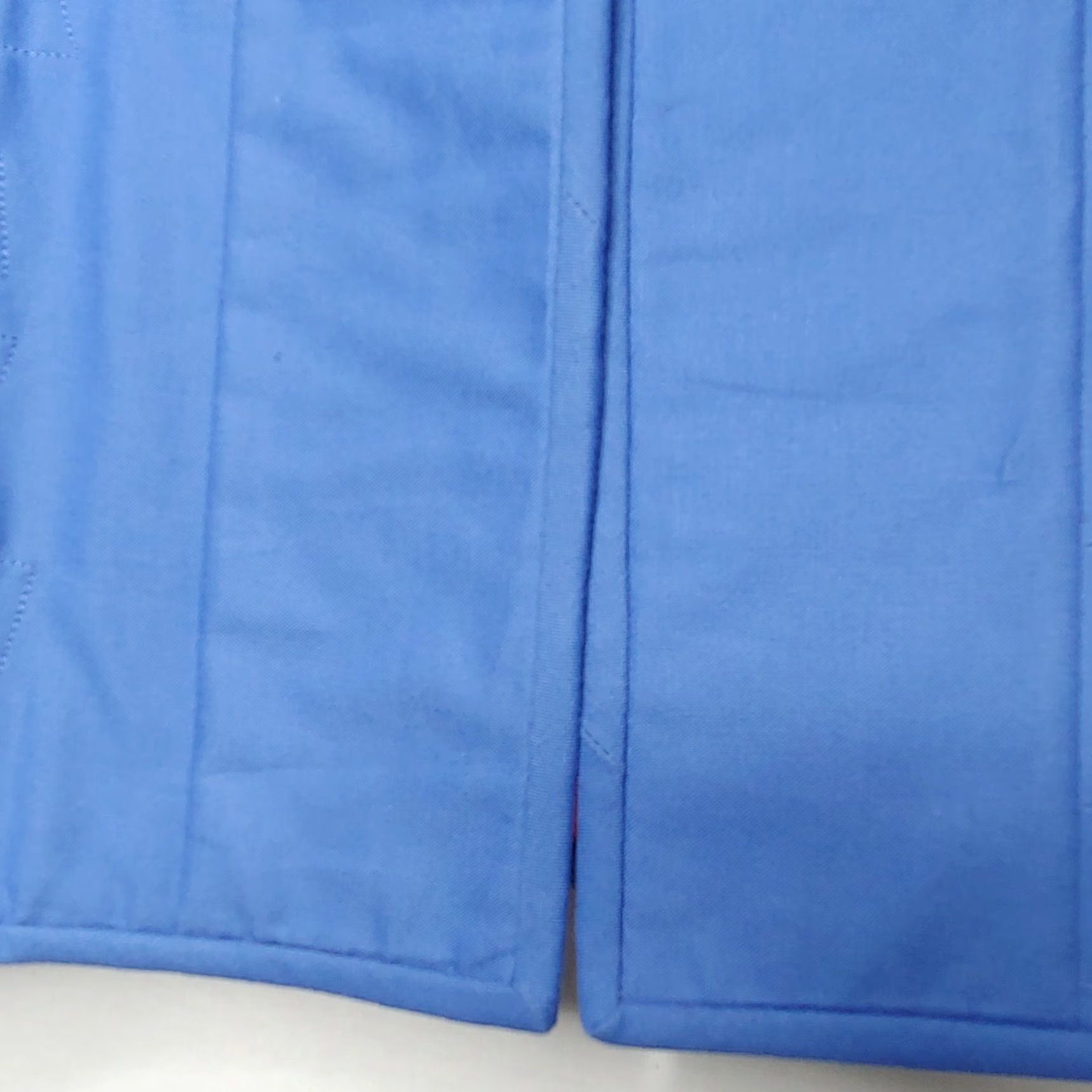 Vintage VINTAGE Lisa Columbe Jacket Tipsy Quilted Patchwork Open Front Short Blue Satin L (Regular) Women’s Jacket Painted Lining Size L / US 10 / IT 46 - 6 Thumbnail