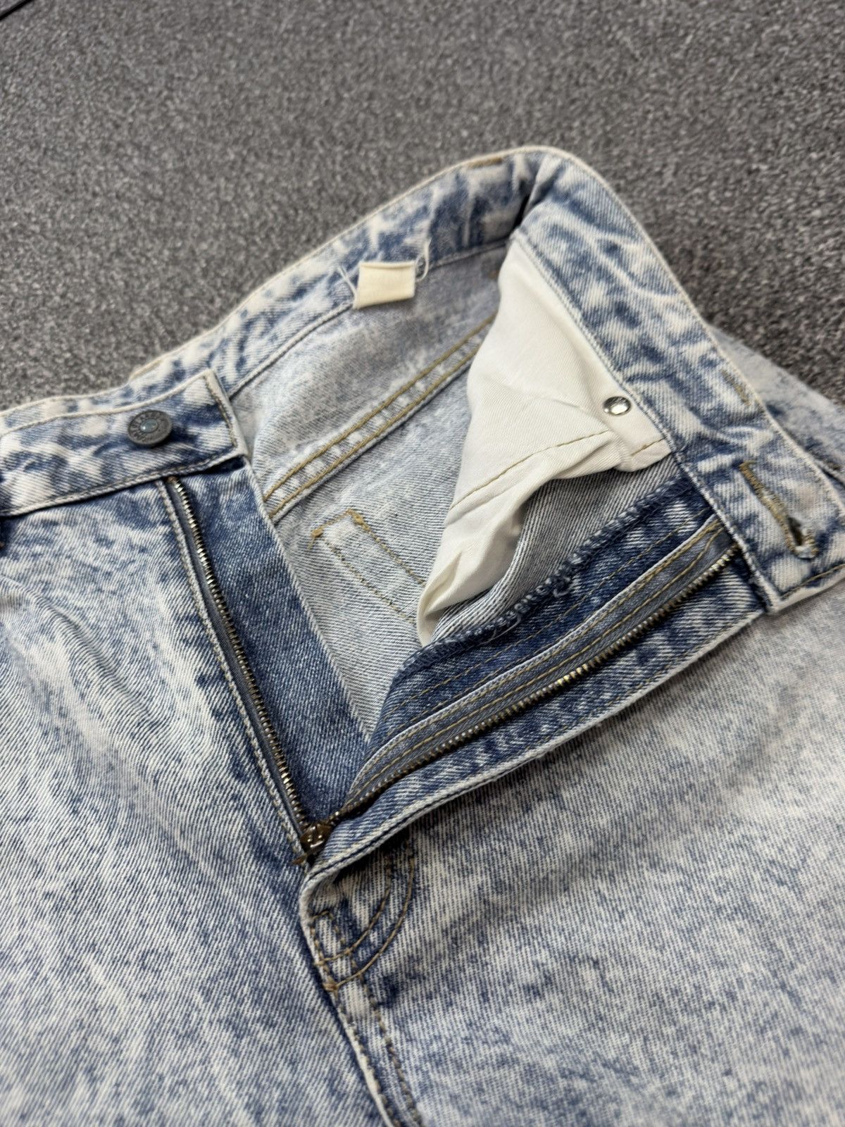 Fashion Victim Vintage 15.5oz Acid Wash Aging Faded Express Japanese Denim Size US 30 / EU 46 - 14 Thumbnail