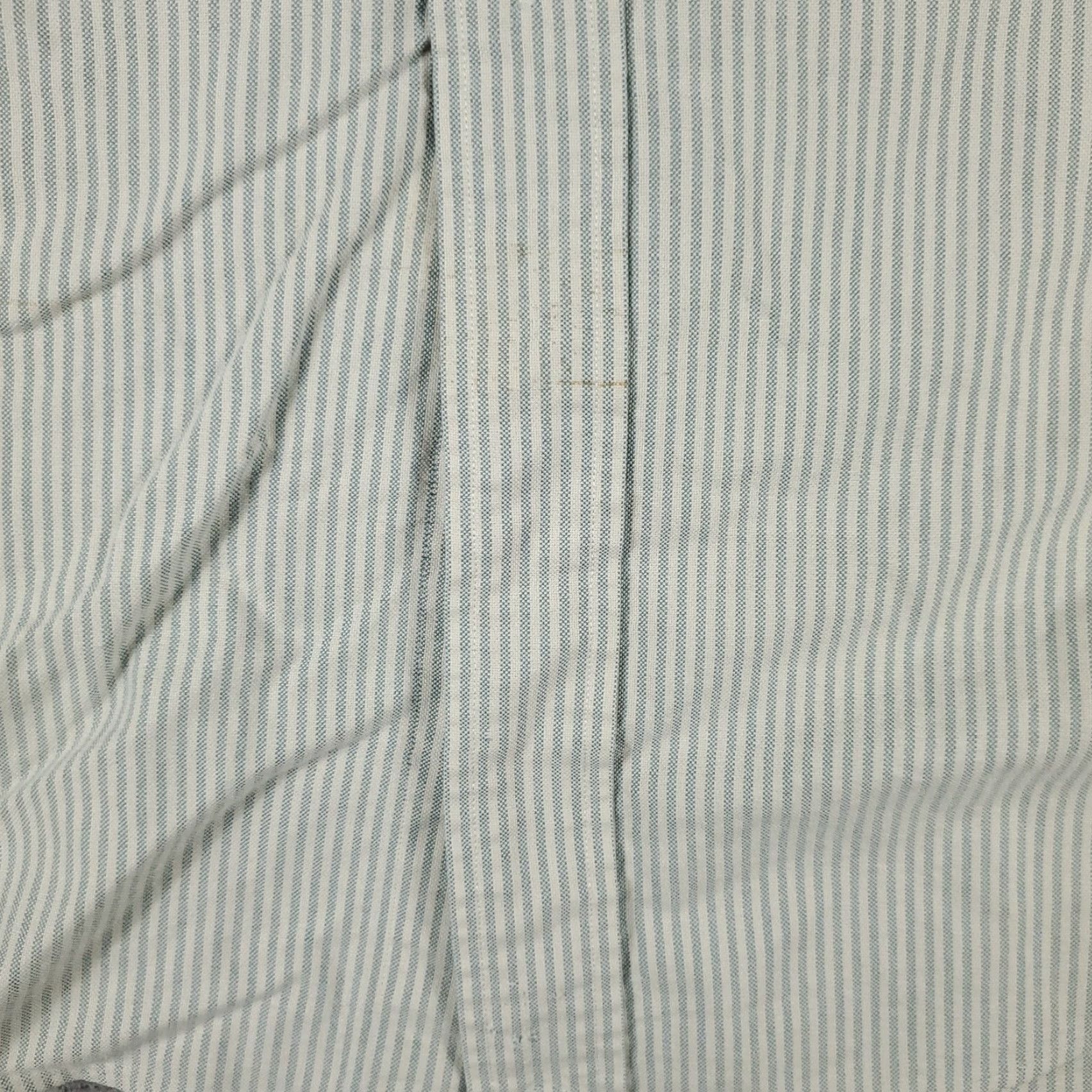 Ralph Lauren Ralph Lauren Dress Shirt Men 17 Green Striped Pony Button-Down Long Sleeve Regular Fit Adult Size 17 Cuffed Barrel Mens Size 46R - 4 Thumbnail