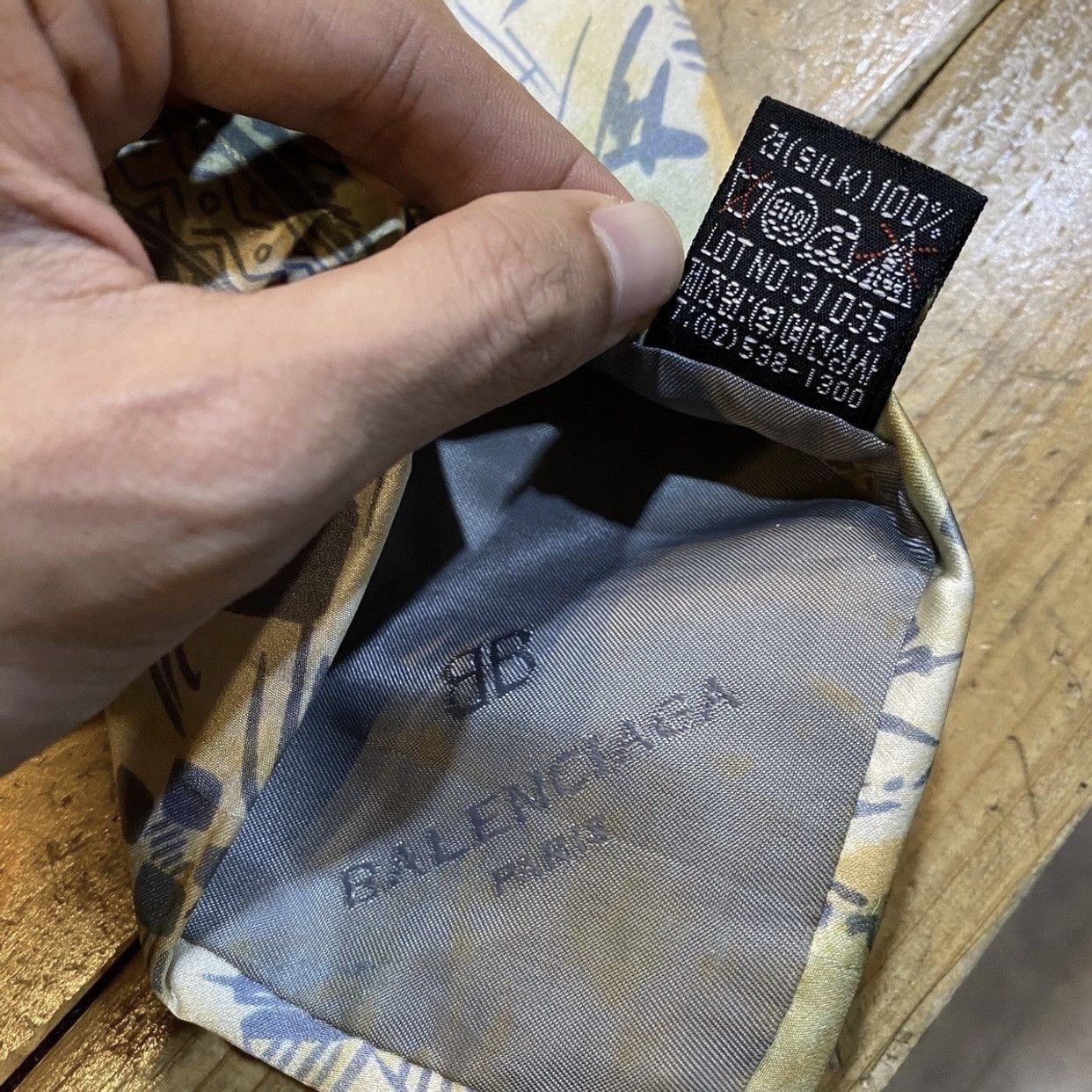 Balenciaga Balenciaga Silk Tie Size ONE SIZE - 5 Thumbnail