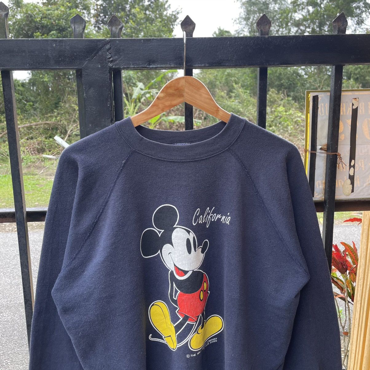 Mickey Mouse 🔥Vintage 80s Mickey Mouse OG Design Jumper Sweatshirts Size US M / EU 48-50 / 2 - 4 Thumbnail