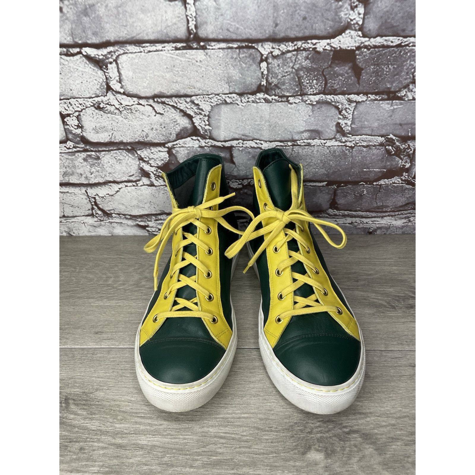 Renzo Cardoni RENZO DERBY Elijah John Yarra (PH) Aevolo Green Leather Yell Size US 9 / IT 39 - 22 Thumbnail