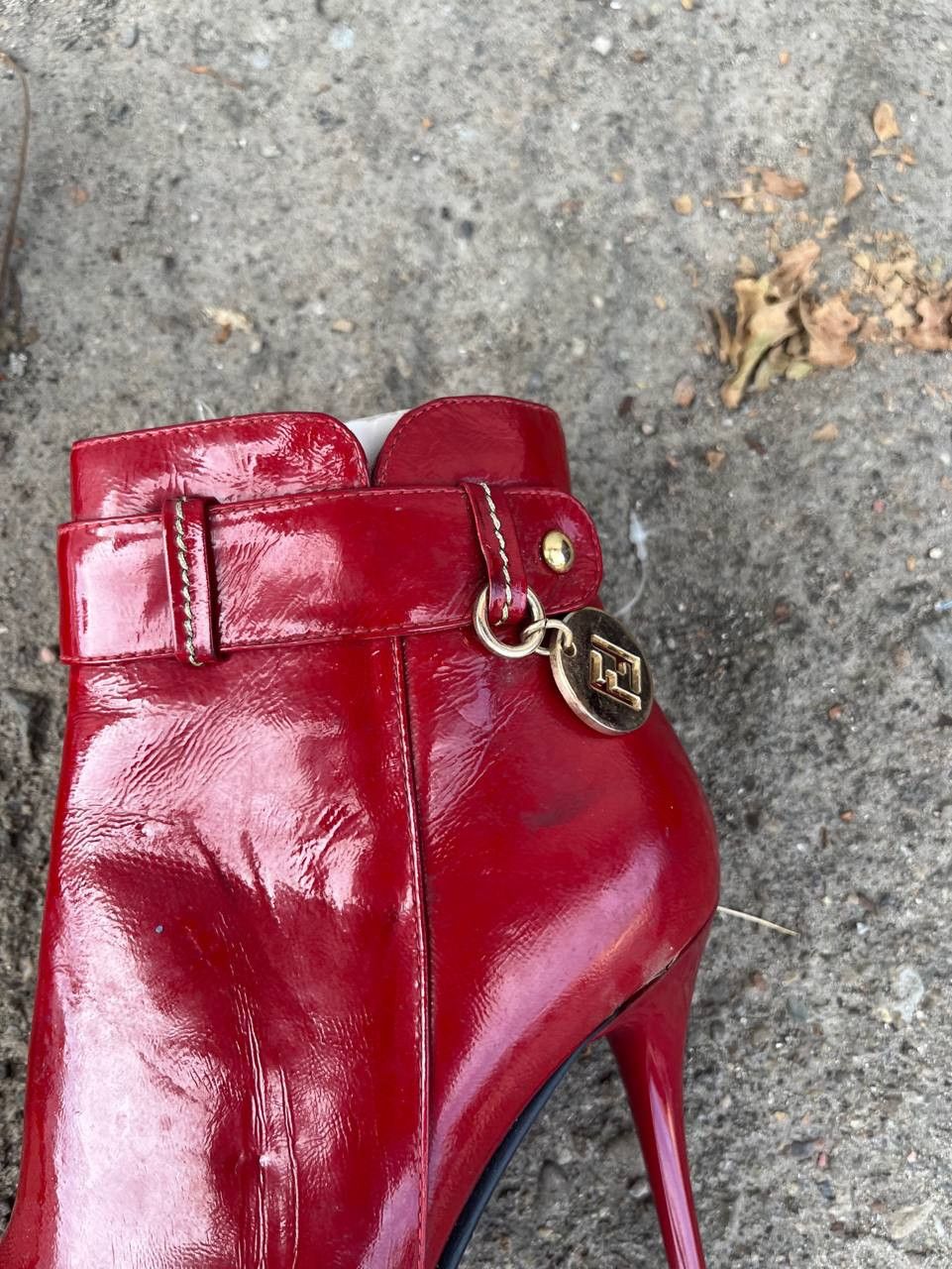 If Six Was Nine Vntg As 98 Guidi style Leather Faded Biker High Boots Heels Size US 6 / IT 36 - 5 Thumbnail