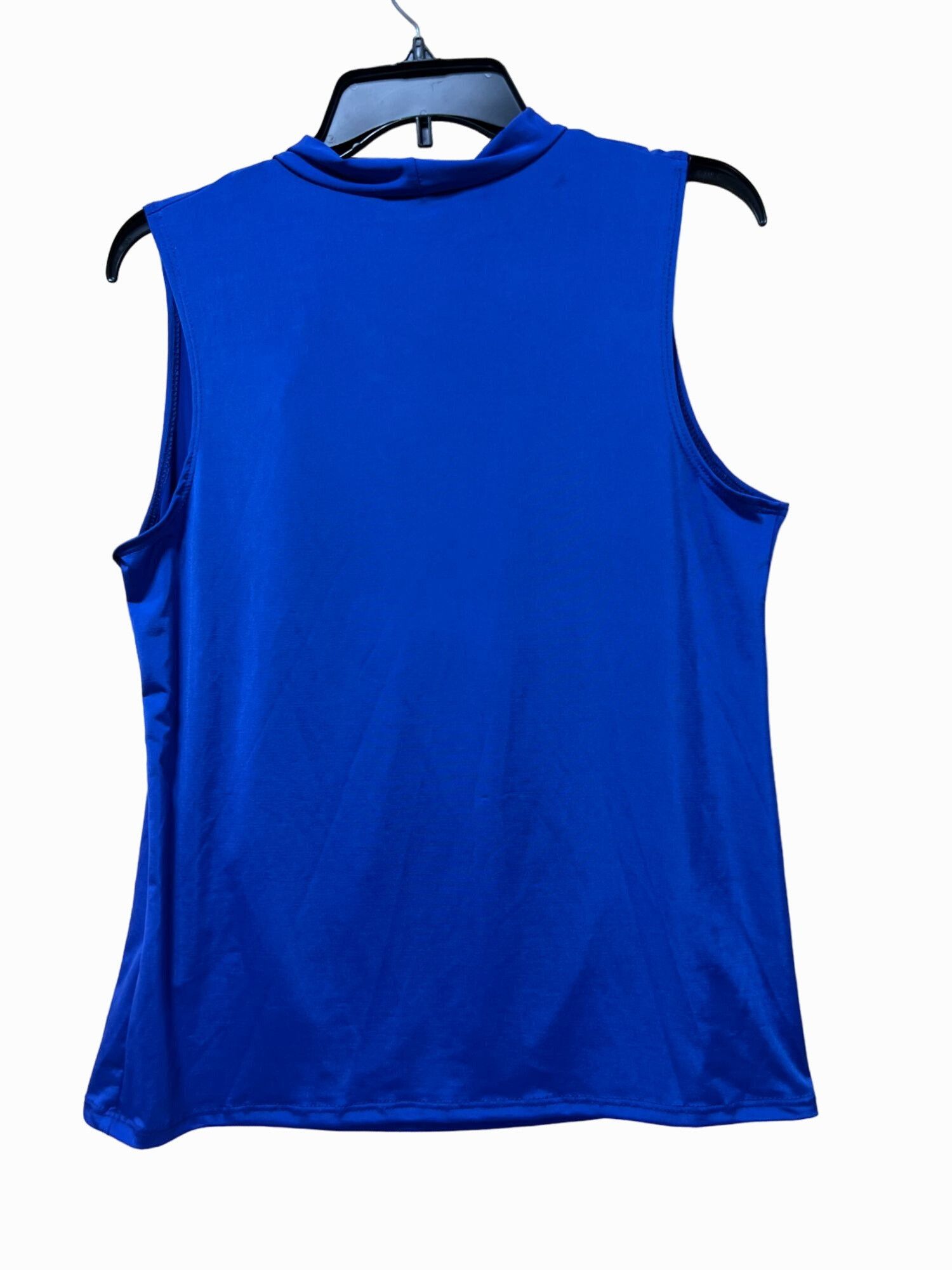 Other TIFFANY & GREY - Women's Sleeveless Loose Blouse - Blue - Pe Size XL / US 12-14 / IT 48-50 - 2 Thumbnail