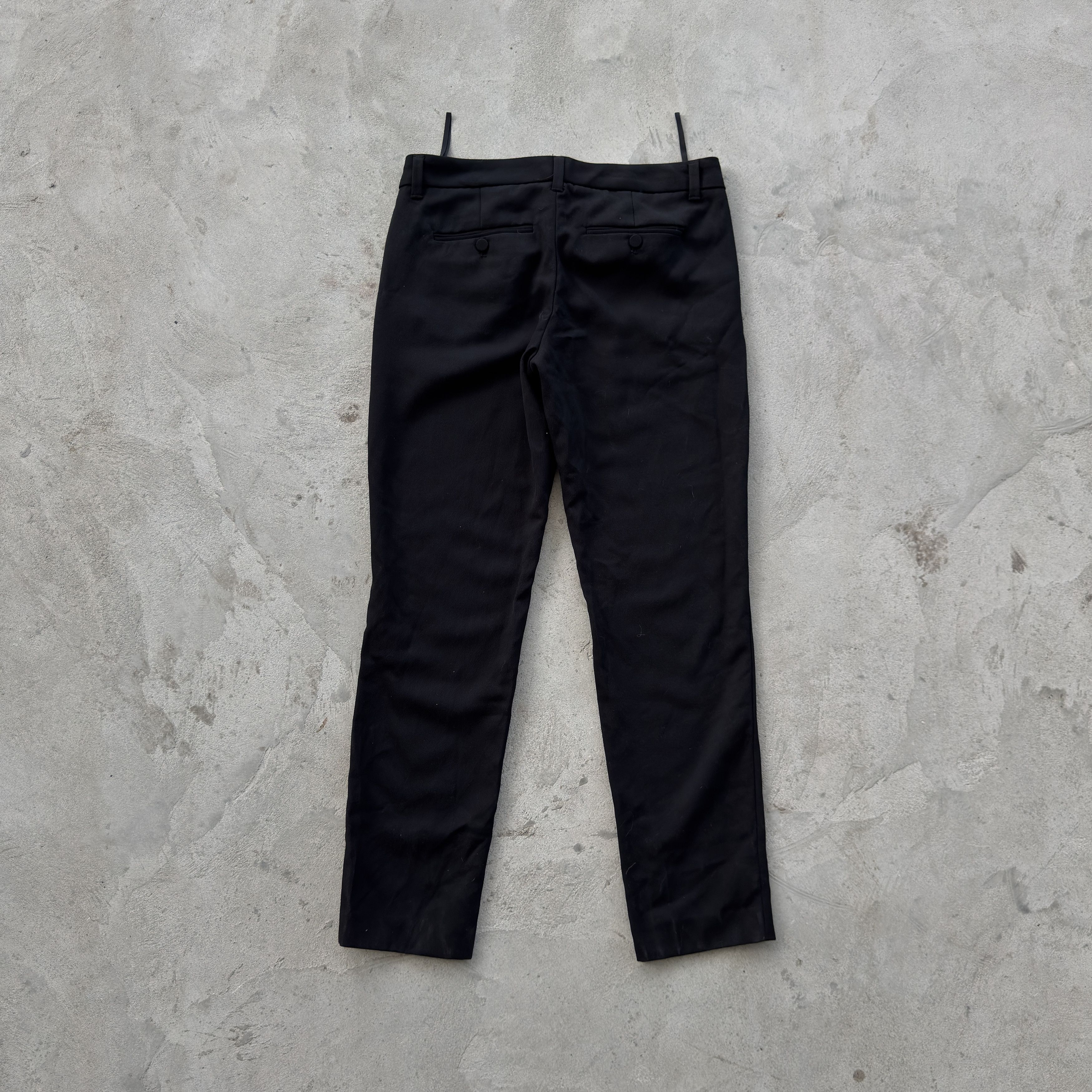 Zadig & Voltaire Zadig Voltaire Prune Wool Casual Tailored Pants Black 38 Size 38" / US 16 / IT 52 - 2 Thumbnail