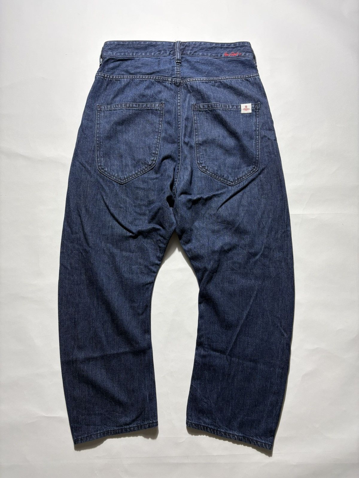 Vivienne Westwood VIVIENNE WESTWOOD SAROUEL ORB LION DENIM JEANS Size 26" / US 2 / IT 38 - 2 Thumbnail