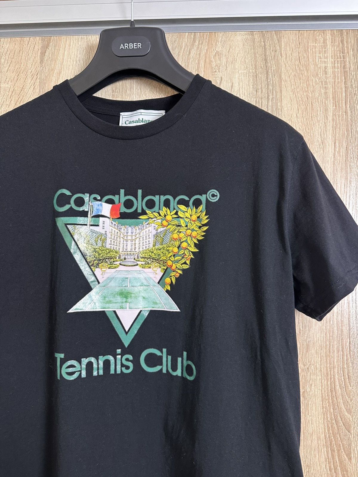 Vintage 🔥 Casablanca Styled Logo T Shirt Black Tennis Club Size US XL / EU 56 / 4 - 2 Thumbnail