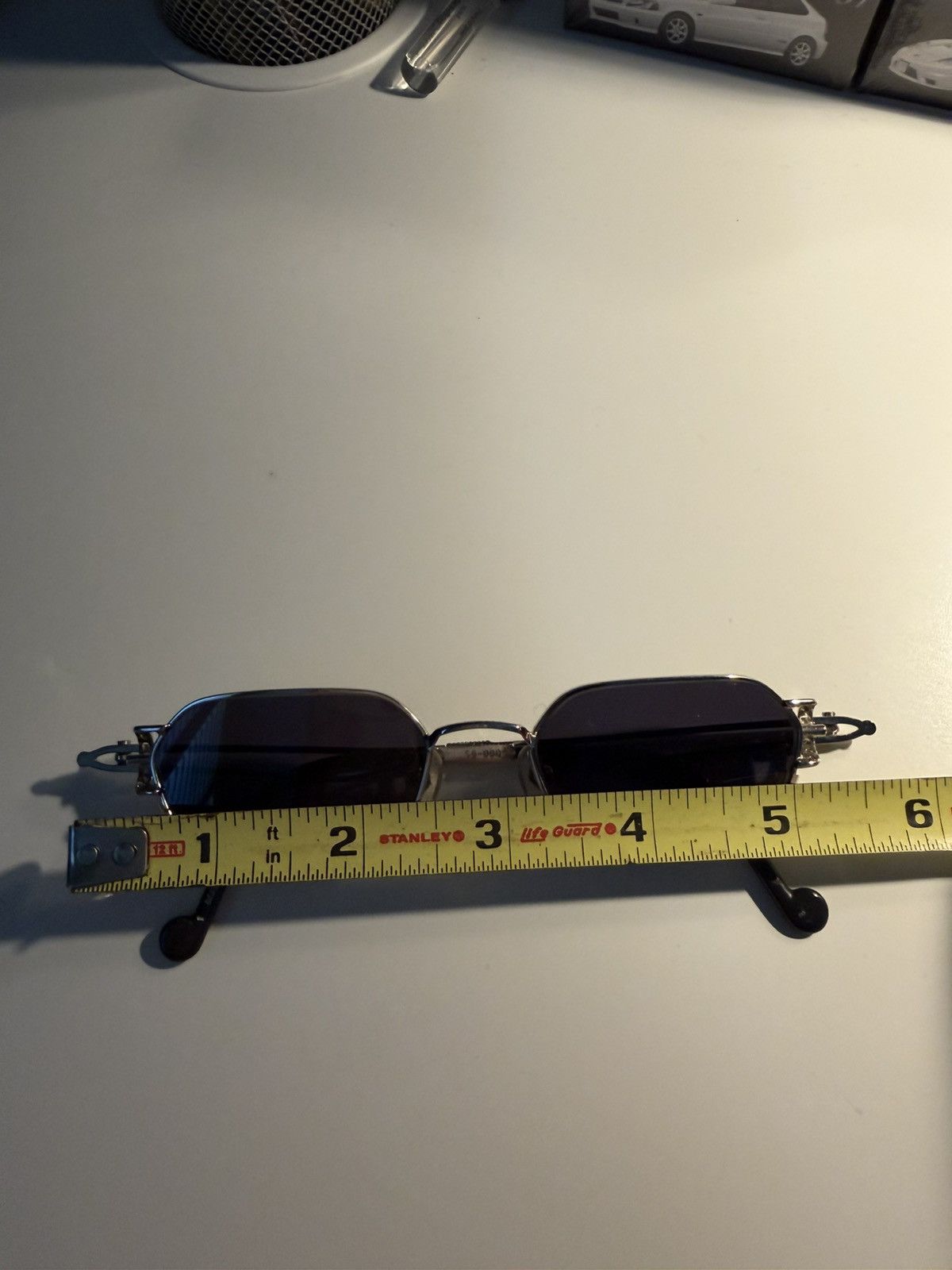 Jean Paul Gaultier Jean Paul Gaultier 56-0005 Silver 90's Sunglasses Size ONE SIZE - 10 Thumbnail