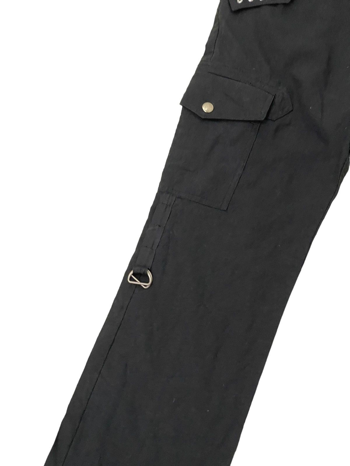 Japanese Brand Slight Flare Cargo Tornado Mart Slim Low Rise Boot Cut 7🟦7 Size US 29 - 6 Thumbnail