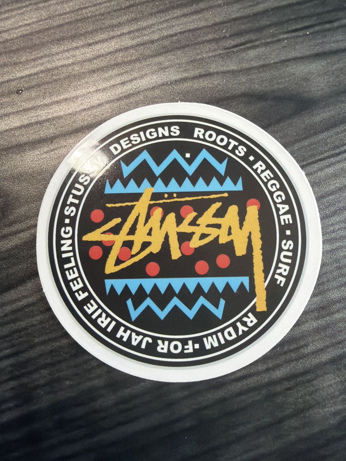 Stussy Stüssy Designs Reggae Surf Roots Sticker Size ONE SIZE - 1 Thumbnail