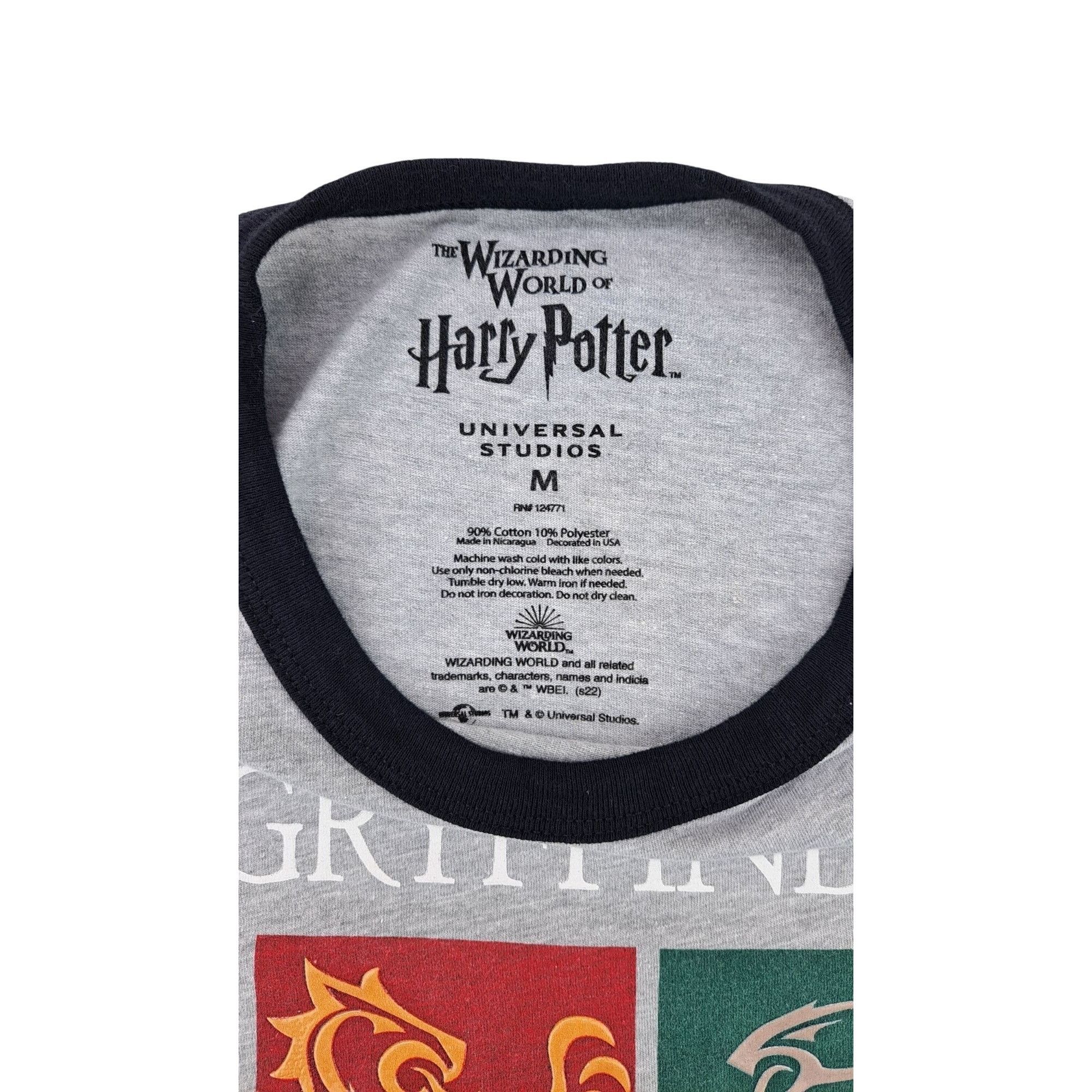 Universal Studios Harry Potter T-Shirt Medium Gray Ringer Wizarding World Size US M / EU 48-50 / 2 - 5 Thumbnail