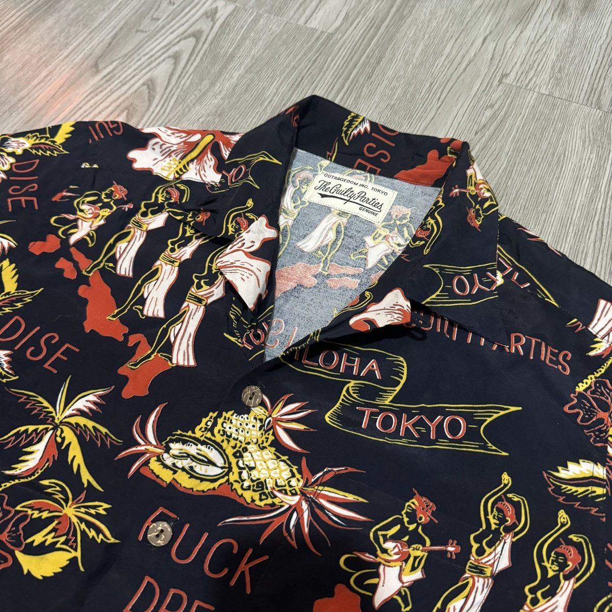 Wacko Maria Wacko Maria "fuck Dream Paradise" Aloha Shirt Size US L / EU 52-54 / 3 - 2 Thumbnail