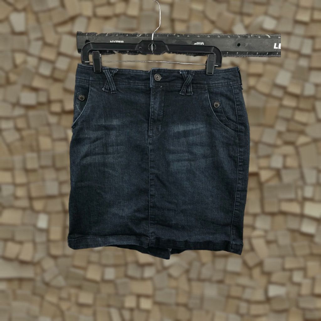 Vintage Sonoma Denim Skirt Womens Size 8 Blue Jean Straight & Pencil Midi Regular Daywear Casual Size 30" / US 8 / IT 44 - 1 Thumbnail
