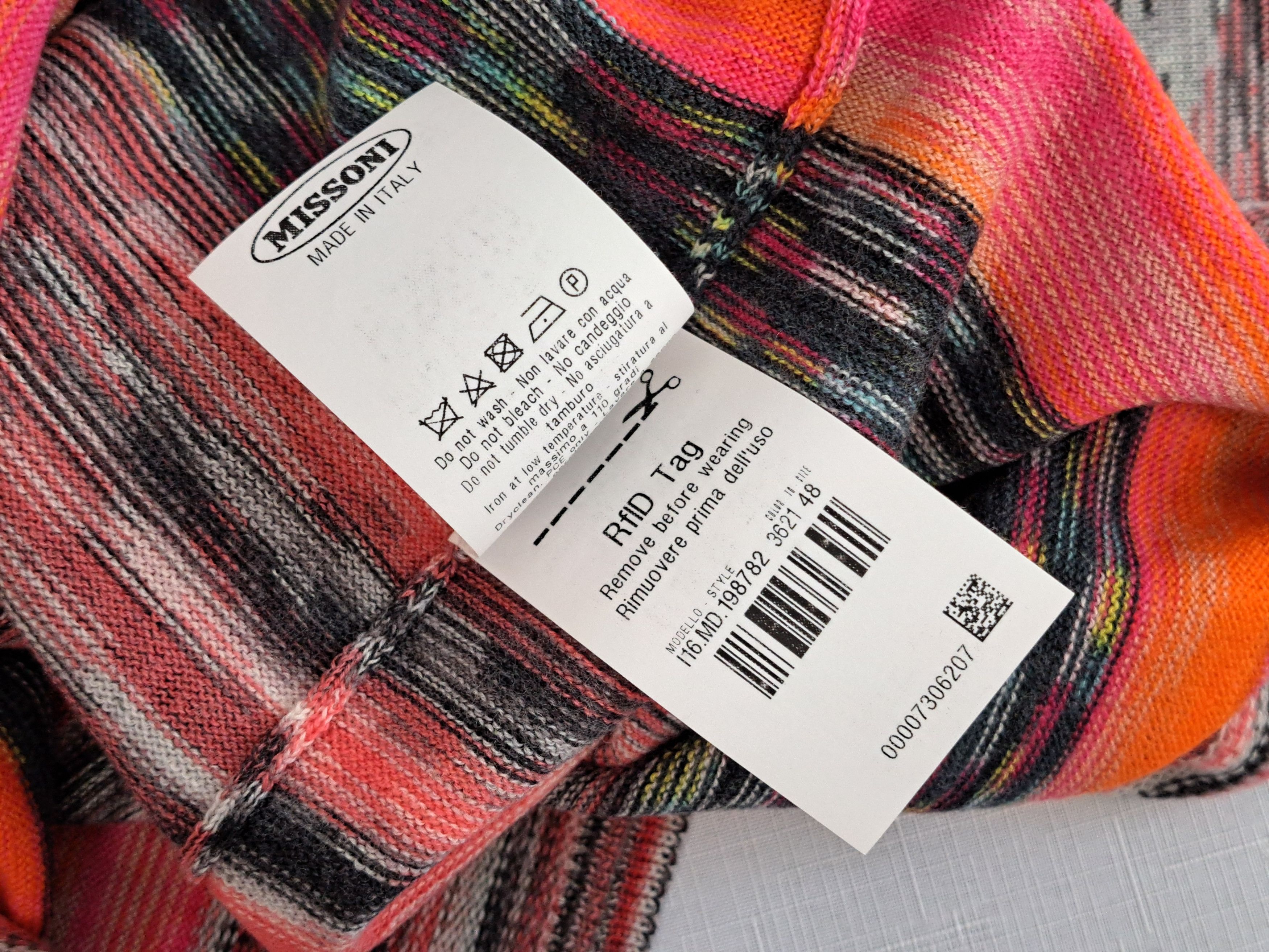 Missoni MISSONI space-dyed wool sweater. Size 48IT Size L / US 10 / IT 46 - 9 Thumbnail