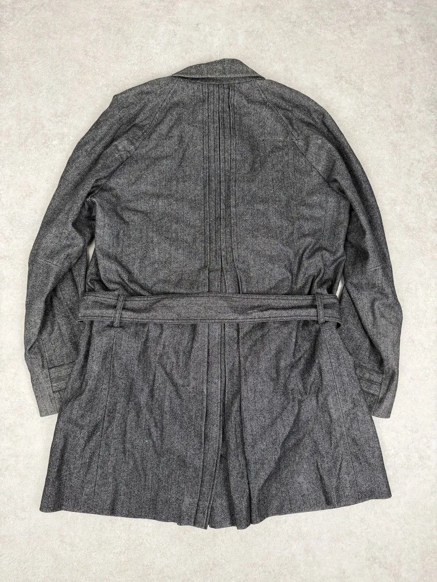 Dior AW2008 Dior Grey Wool Classy Belted Long Jacket Size US M / EU 48-50 / 2 - 5 Thumbnail