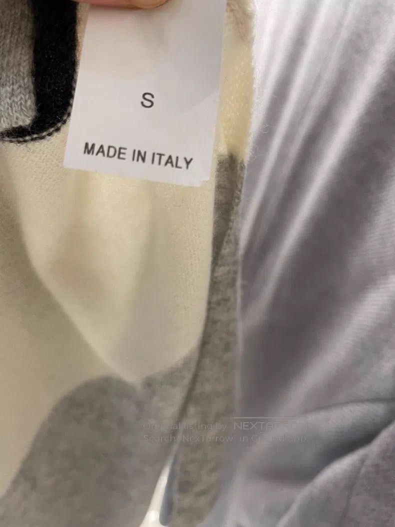 Brunello Cucinelli Brunello Cucinelli Grey White Beige Contrast Cashmere Shor Size S / US 4 / IT 40 - 5 Thumbnail