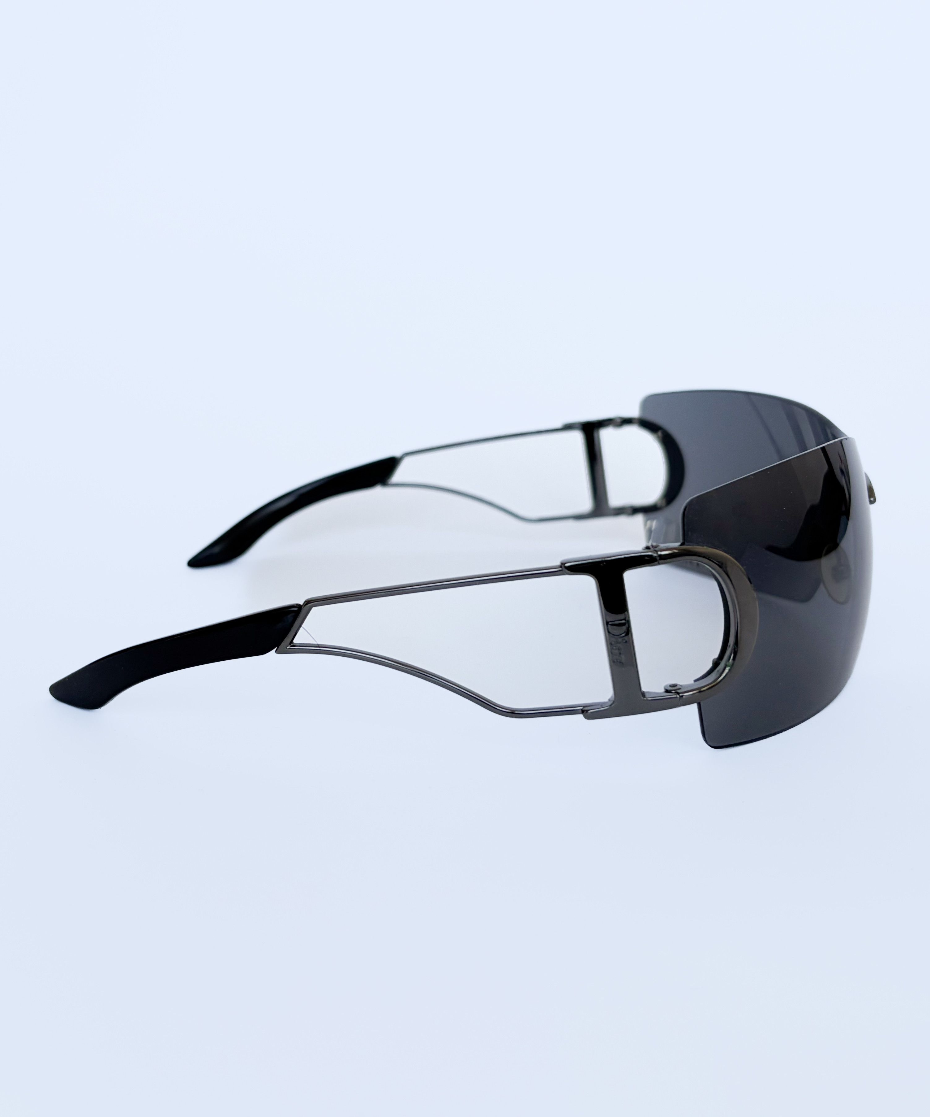 Dior DIOR Sunglasses Diorly 1 Metal Logo Shield Dark Size ONE SIZE - 2 Thumbnail