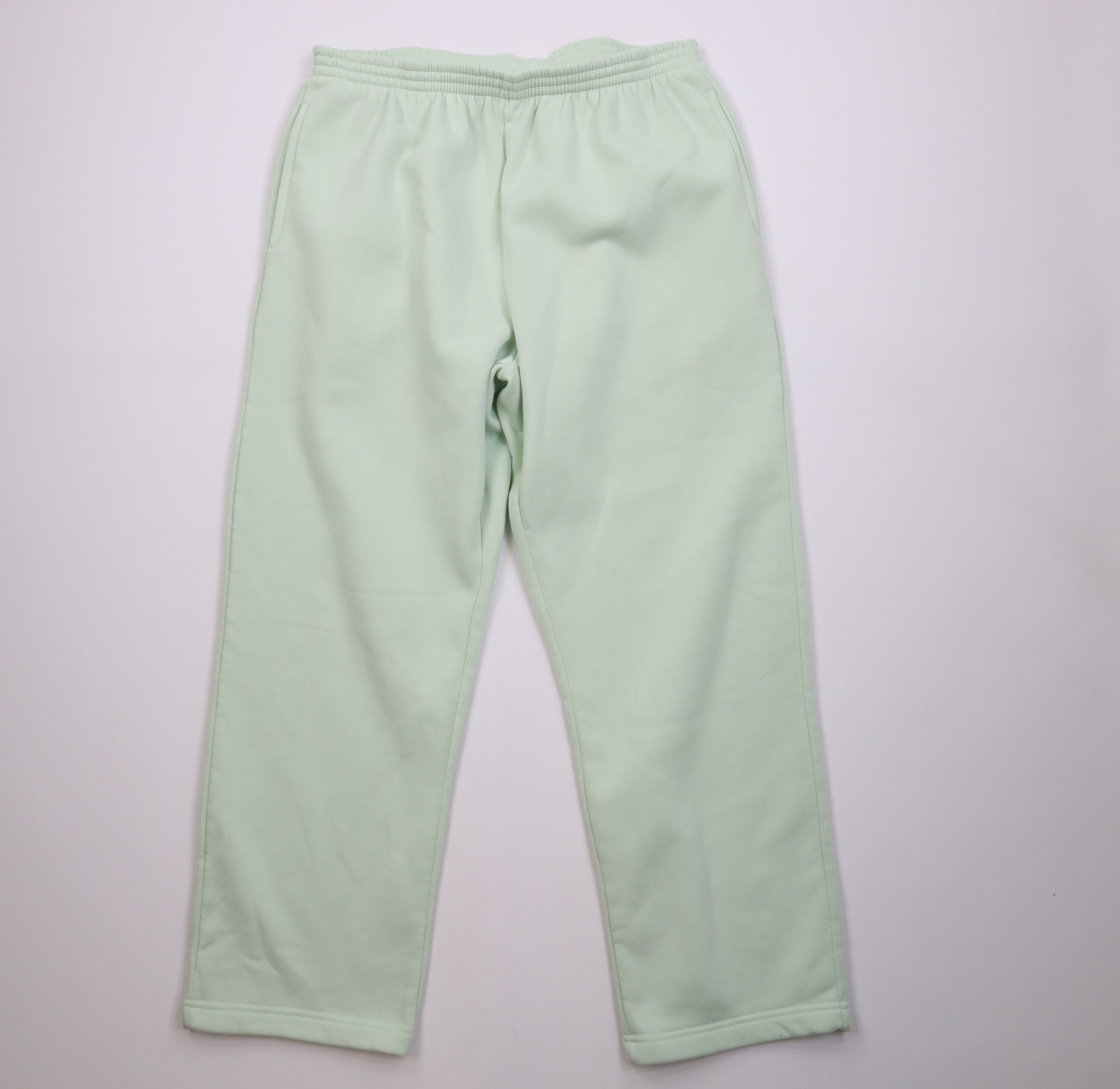 Vintage Vintage 90s Y2K Streetwear Wide Leg Sweatpants Light Green Size US 38 / EU 54 - 1 Thumbnail