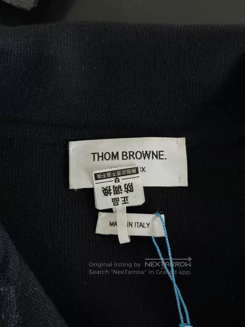 Thom Browne Thom Browne Wool Knit Jacket Size US XL / EU 56 / 4 - 3 Thumbnail