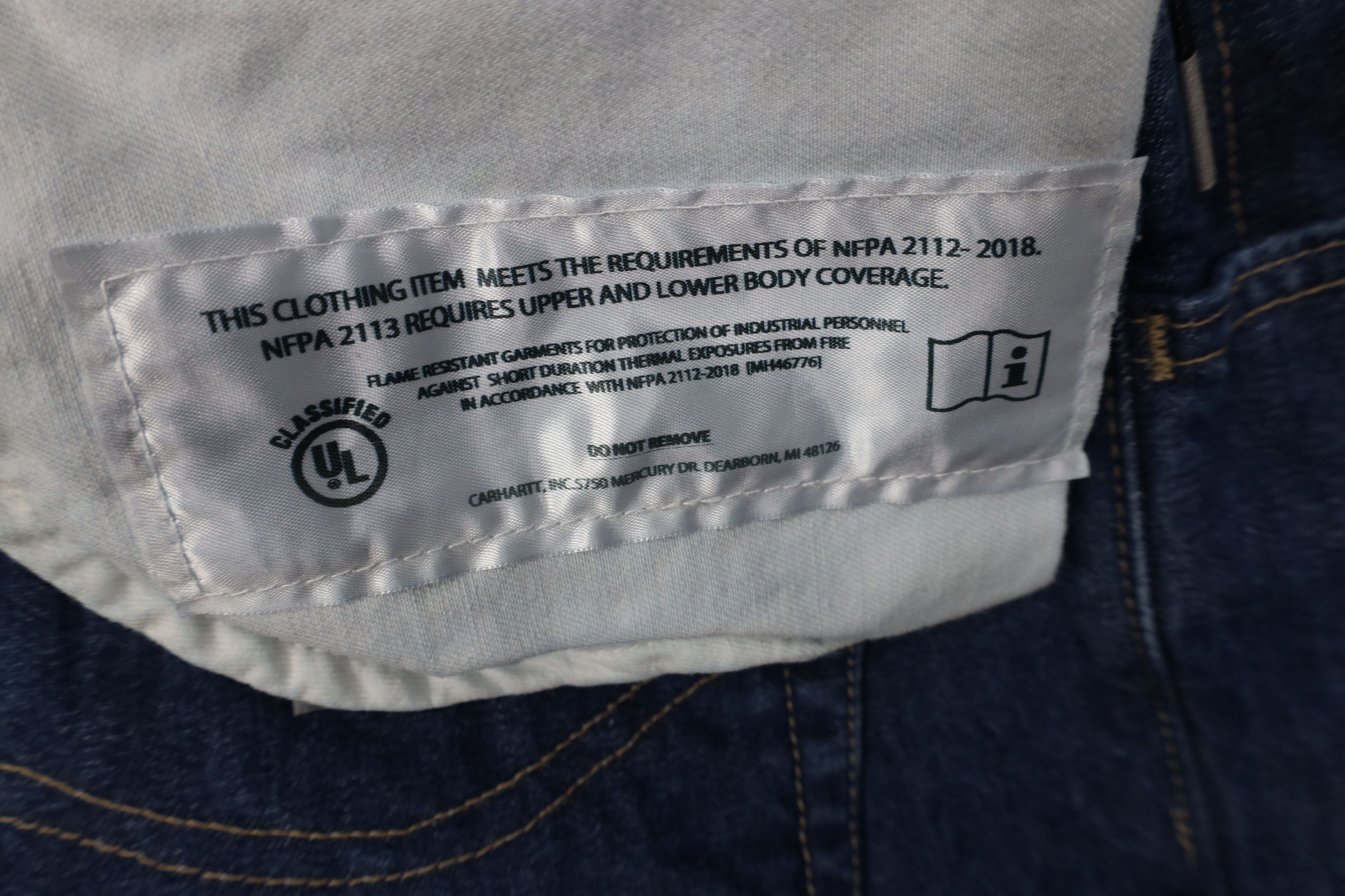 Carhartt Vintage Y2K Carhartt FR Resistant Relaxed Fit Wide Leg Jeans Size US 40 / EU 56 - 10 Thumbnail
