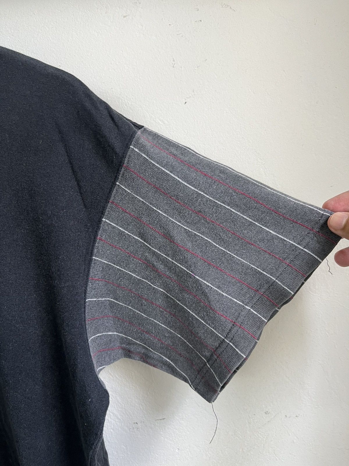 Comme des Garcons Homme Vintage 90s Comme Des Garçons Homme stripes sleeve Tshirt Size US L / EU 52-54 / 3 - 5 Thumbnail