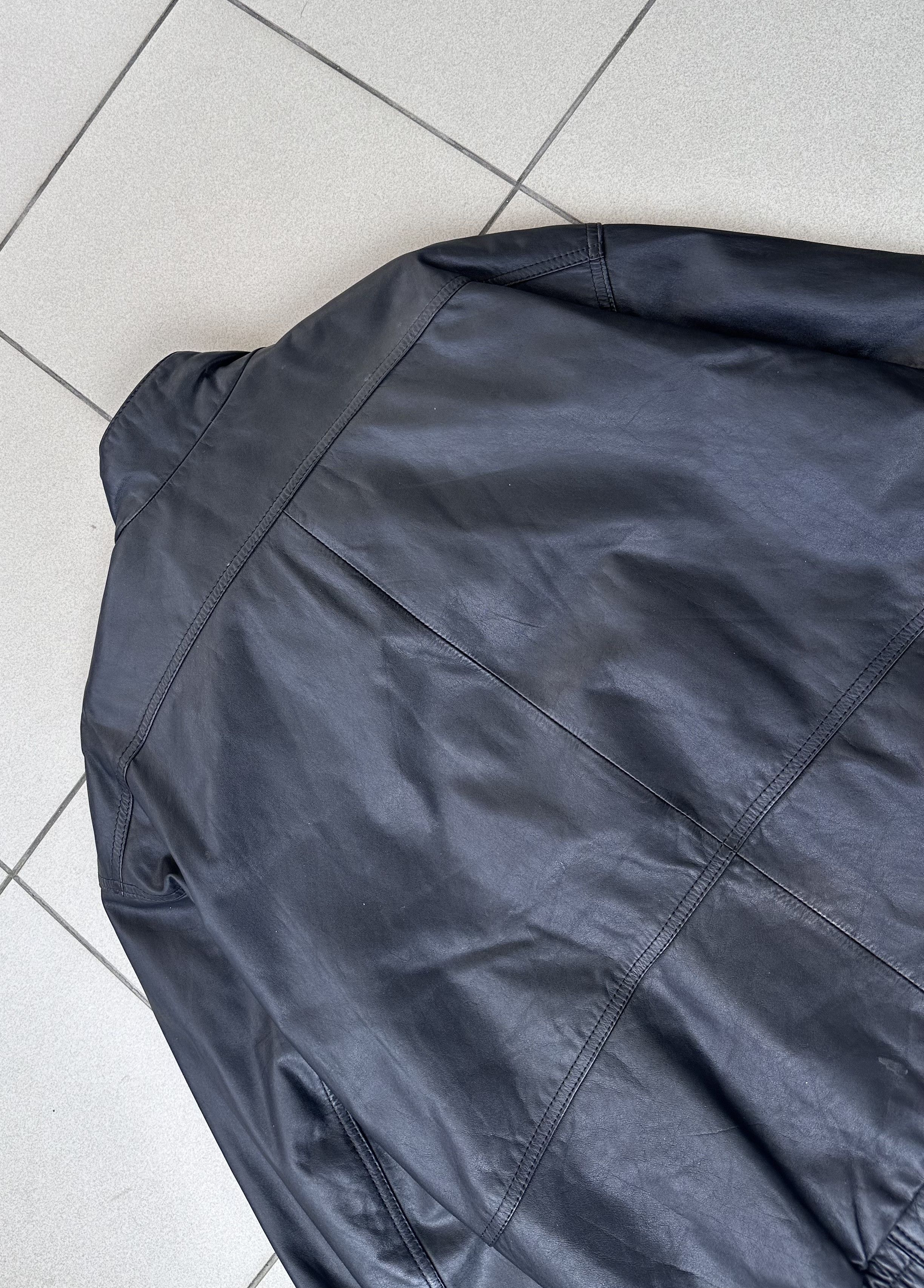 Leather × Vintage Vintage Avant Garde men biker boxy leather jacket starboy Size US L / EU 52-54 / 3 - 8 Thumbnail