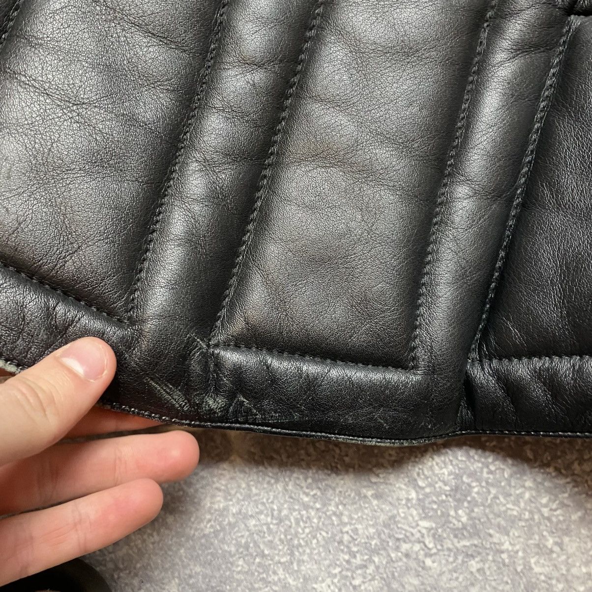 Vintage Leather MOTO Rare motorbike 90’s Avantgarde jacket